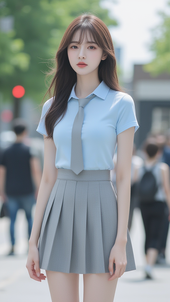 学院风女孩