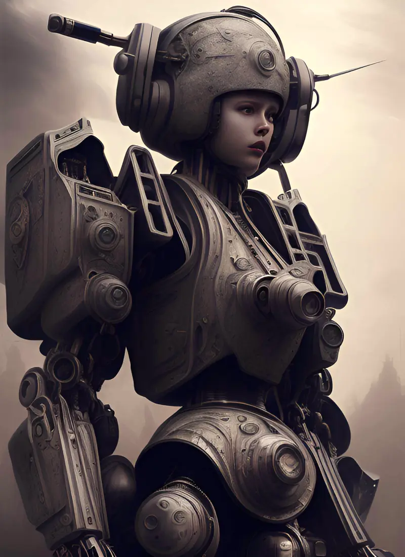未来战士-机甲美女-超磁干扰