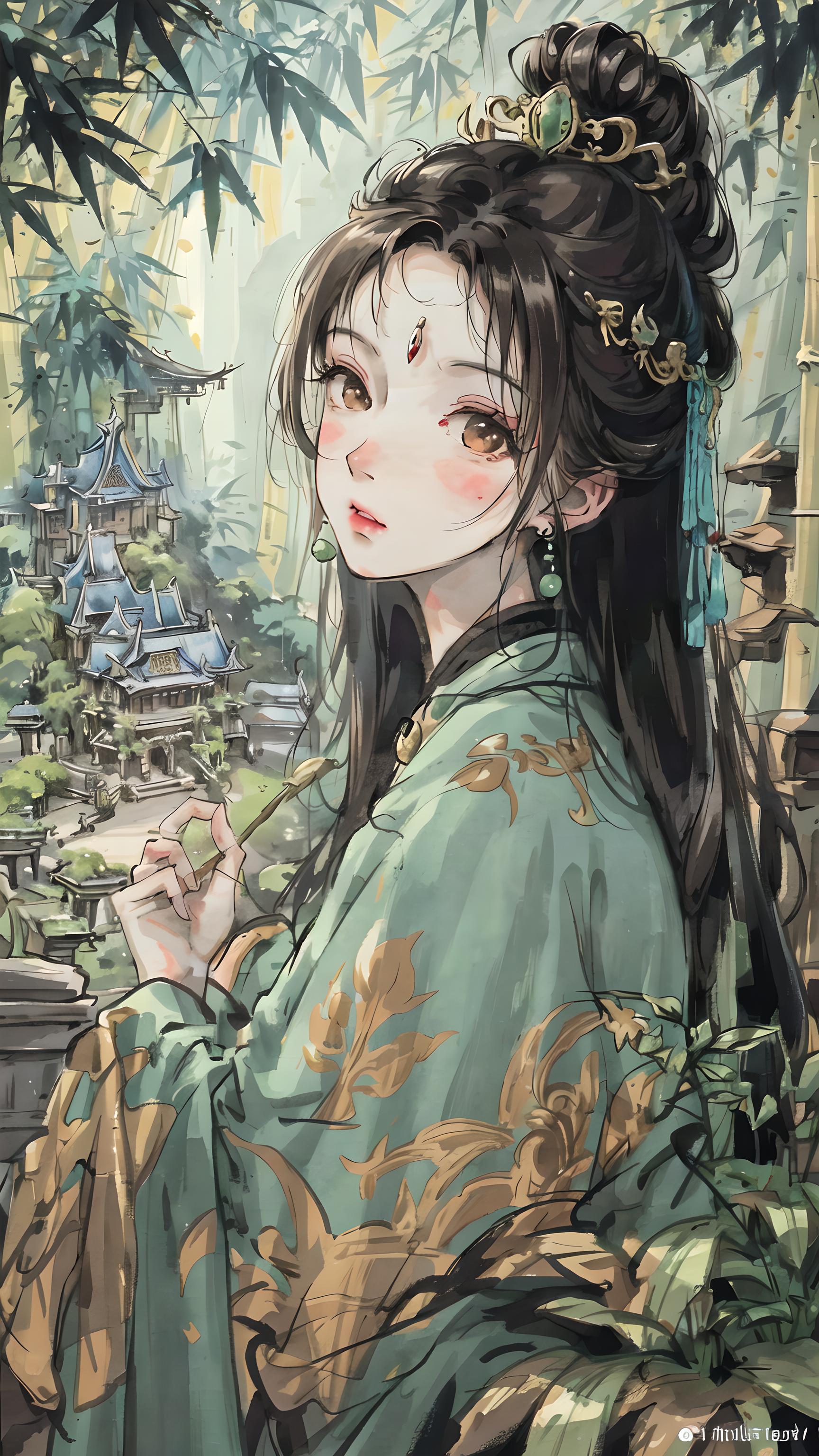 竹林少女