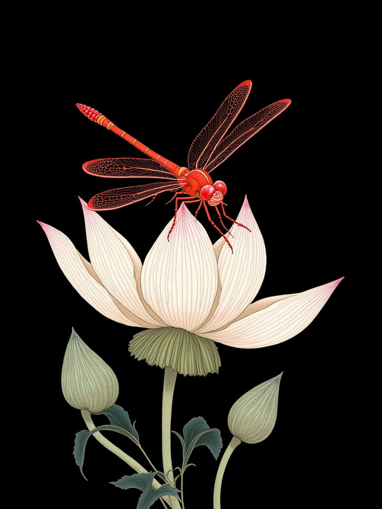 红色蜻蜓