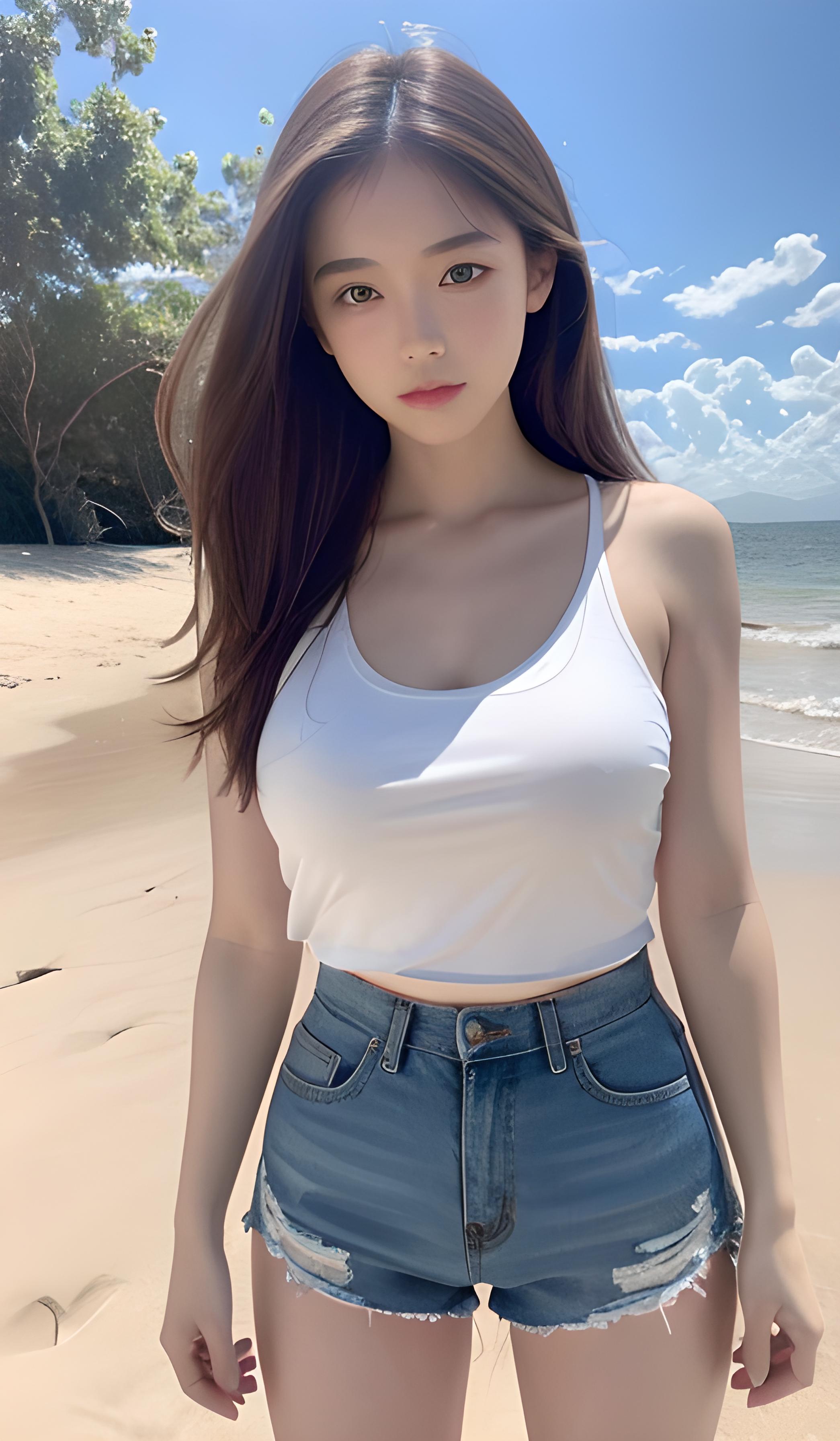 美女