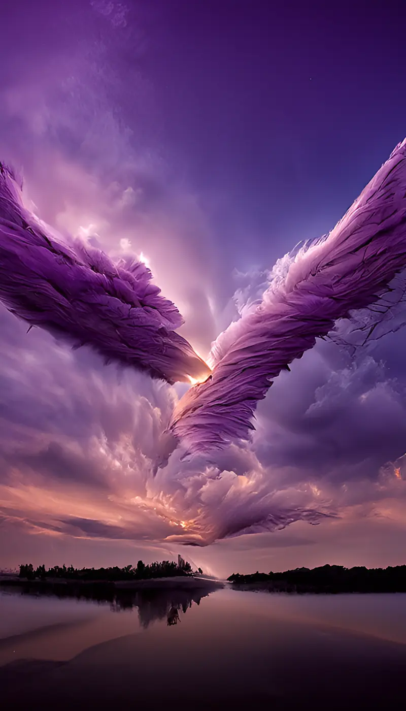 紫色天使之翼