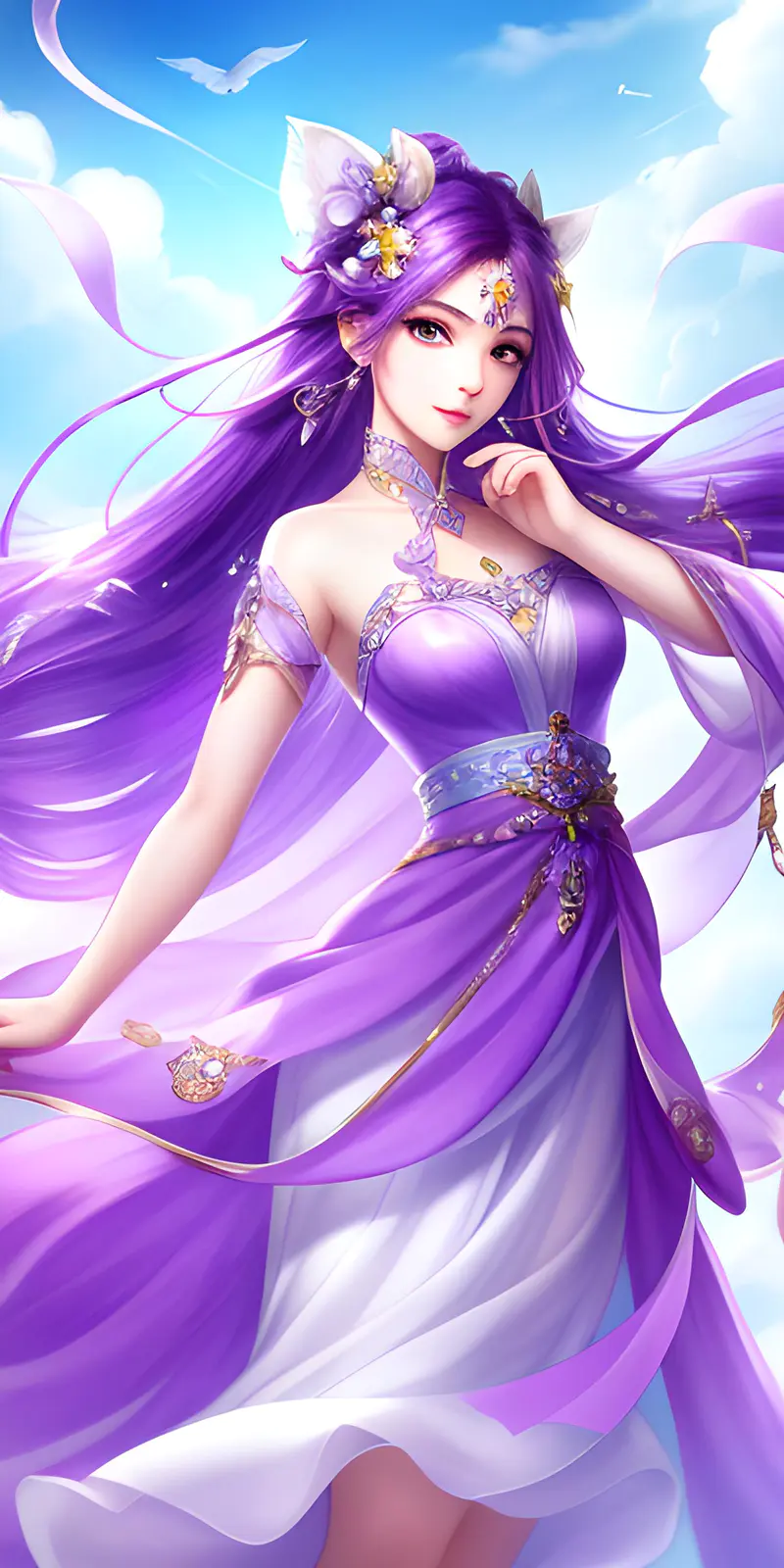 心中的紫霞仙子