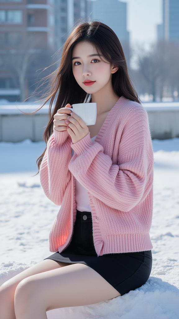 雪地女孩