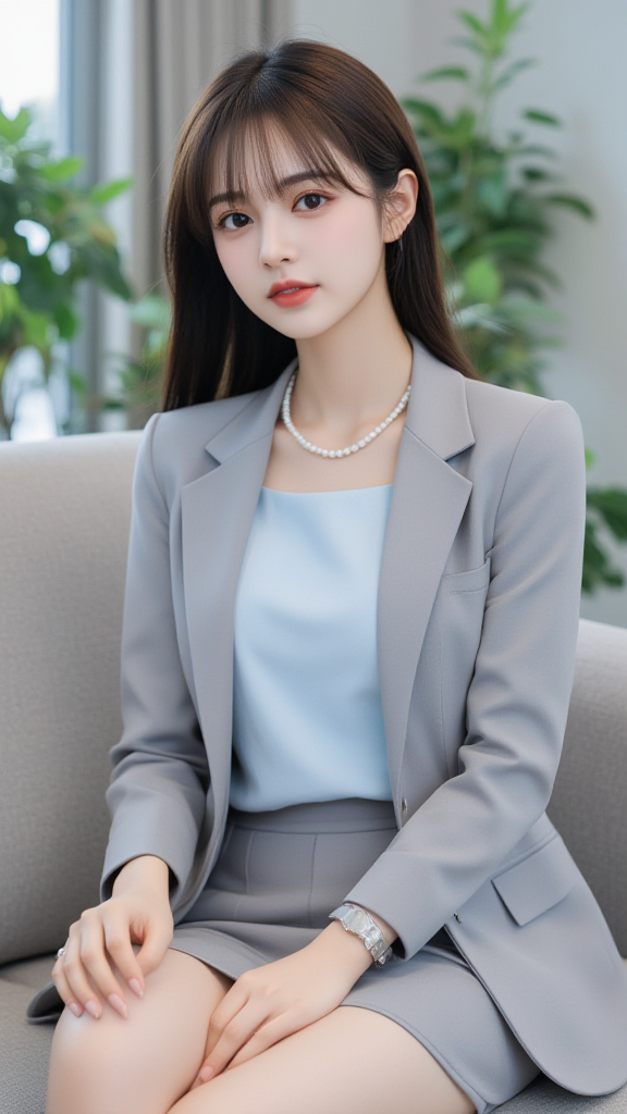 西装女孩