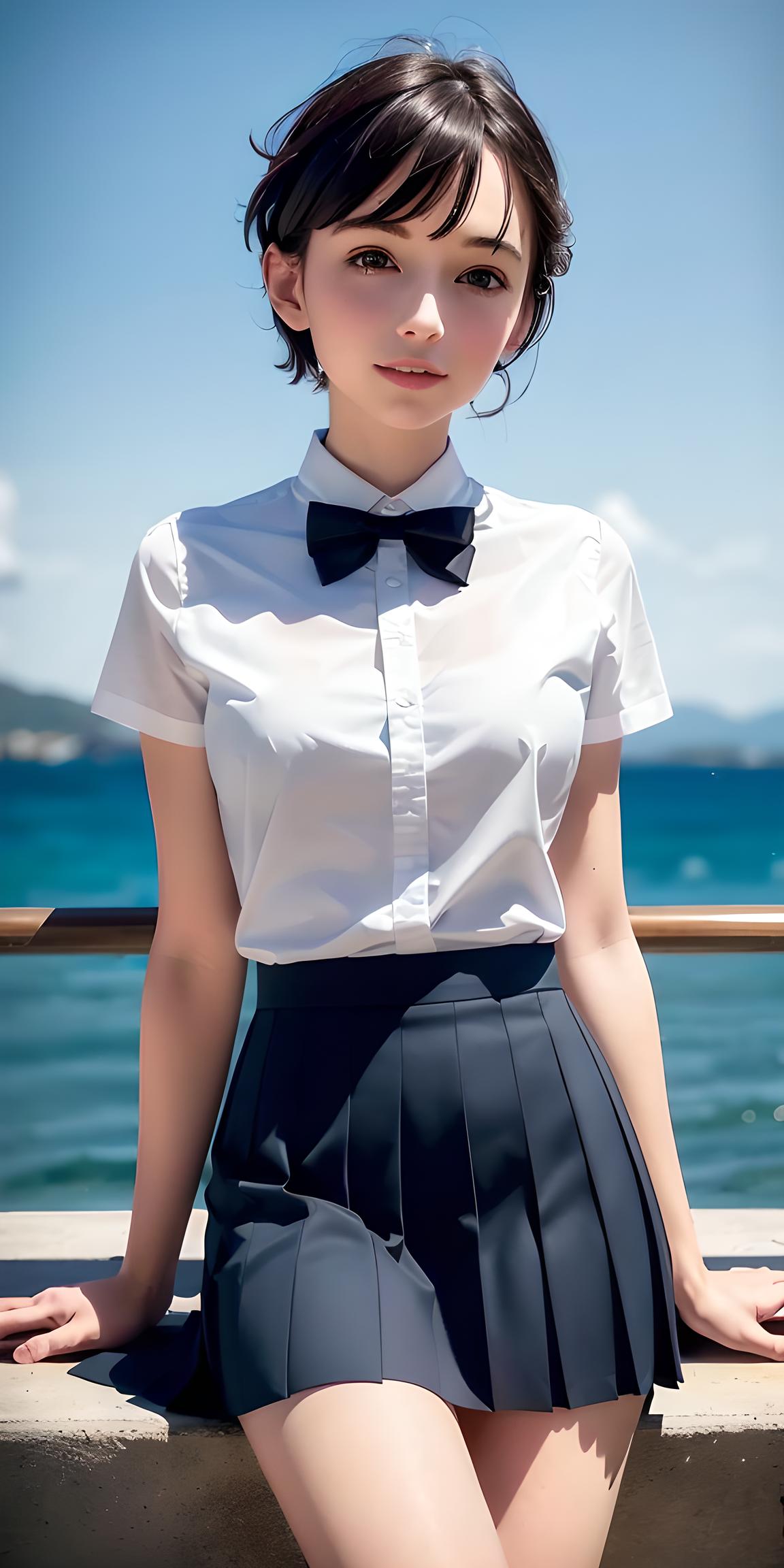 海边女孩