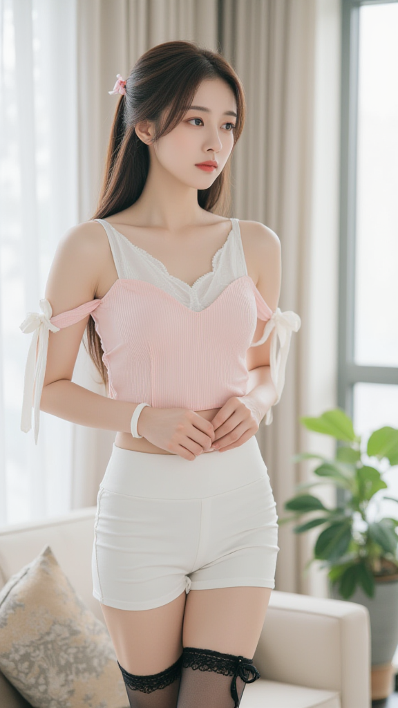 漂亮的女孩黑丝袜美腿