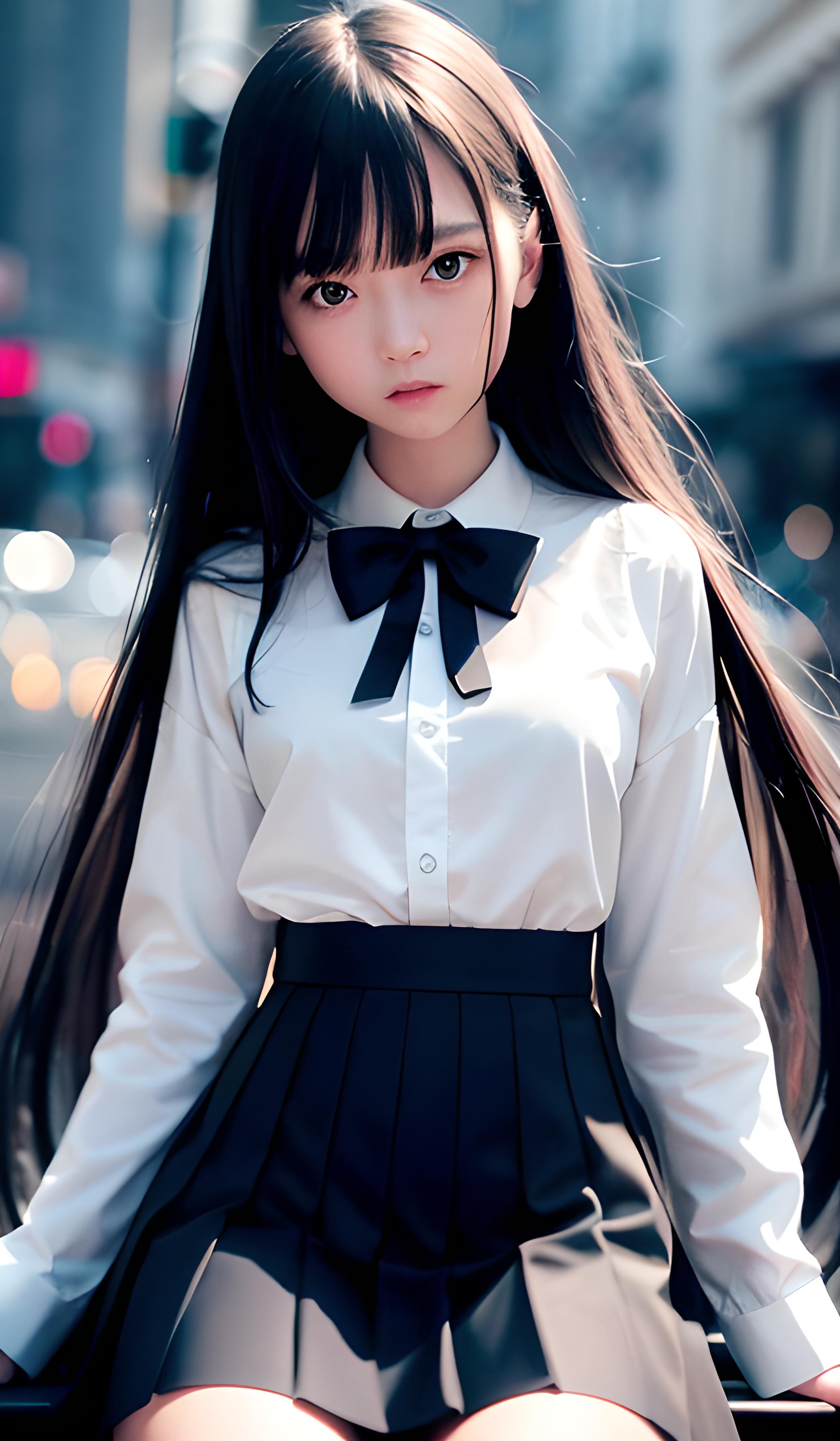 长发少女