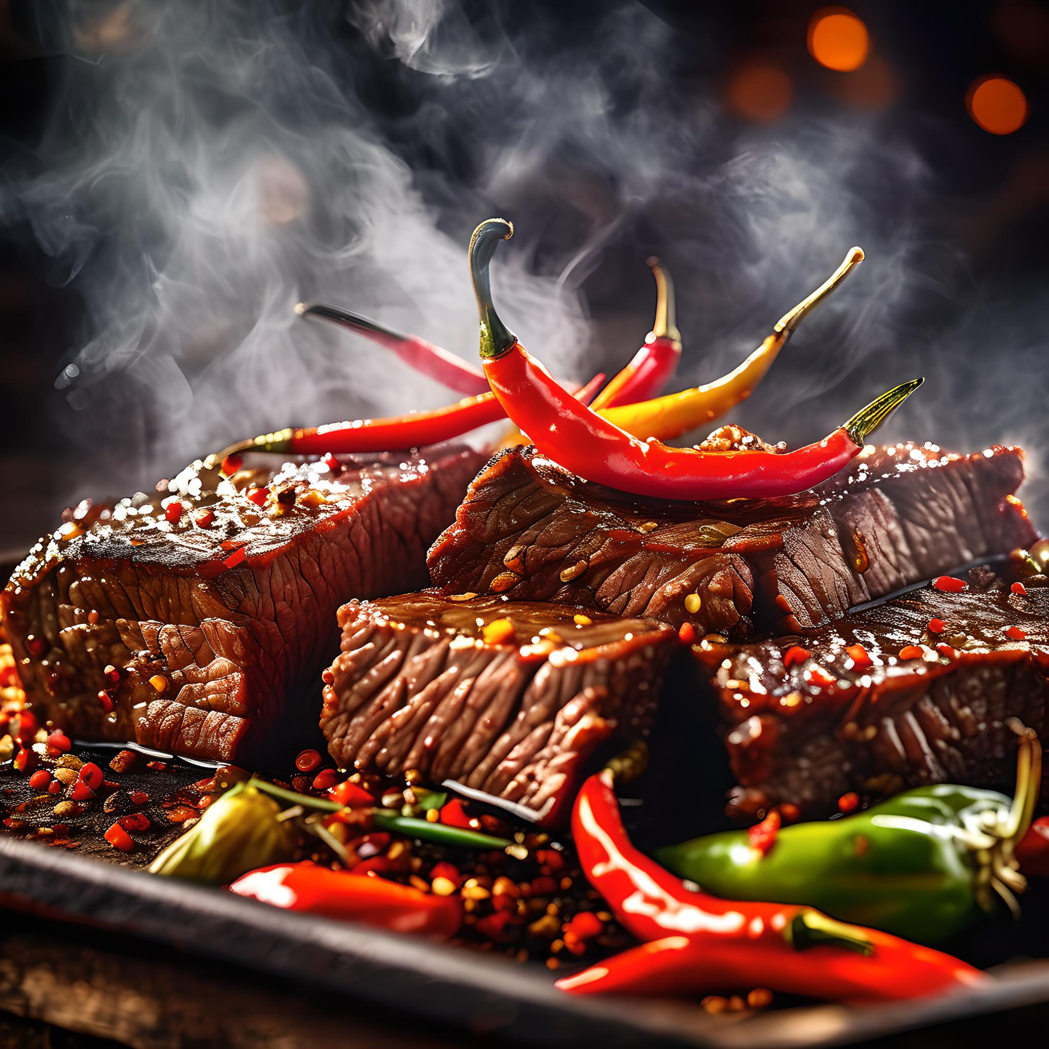香辣牛肉