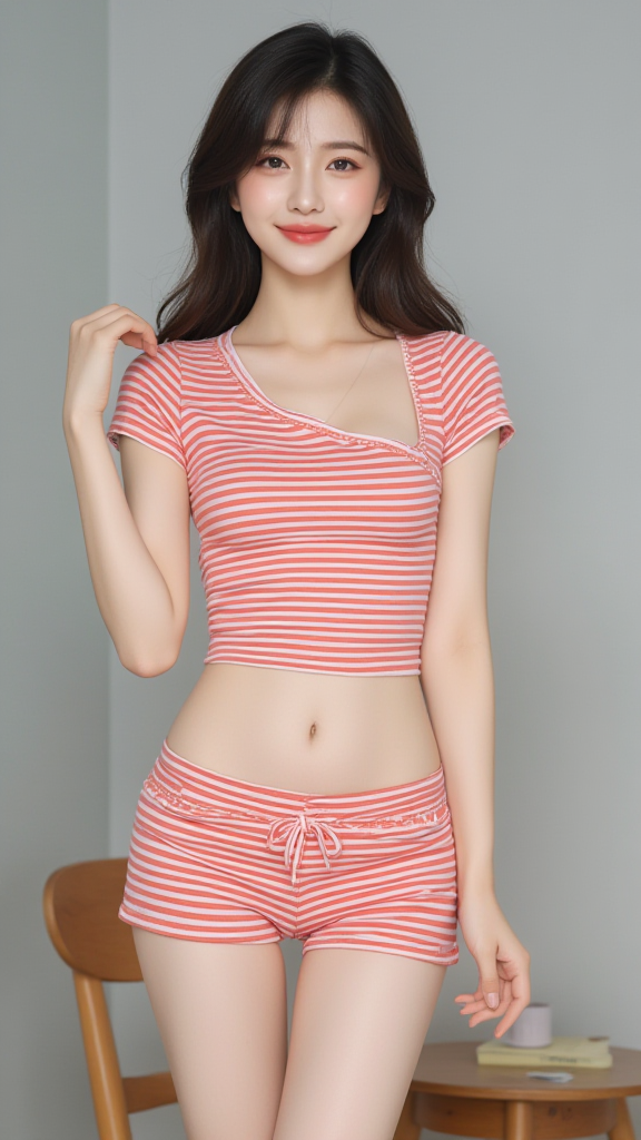 小肚腩女孩
