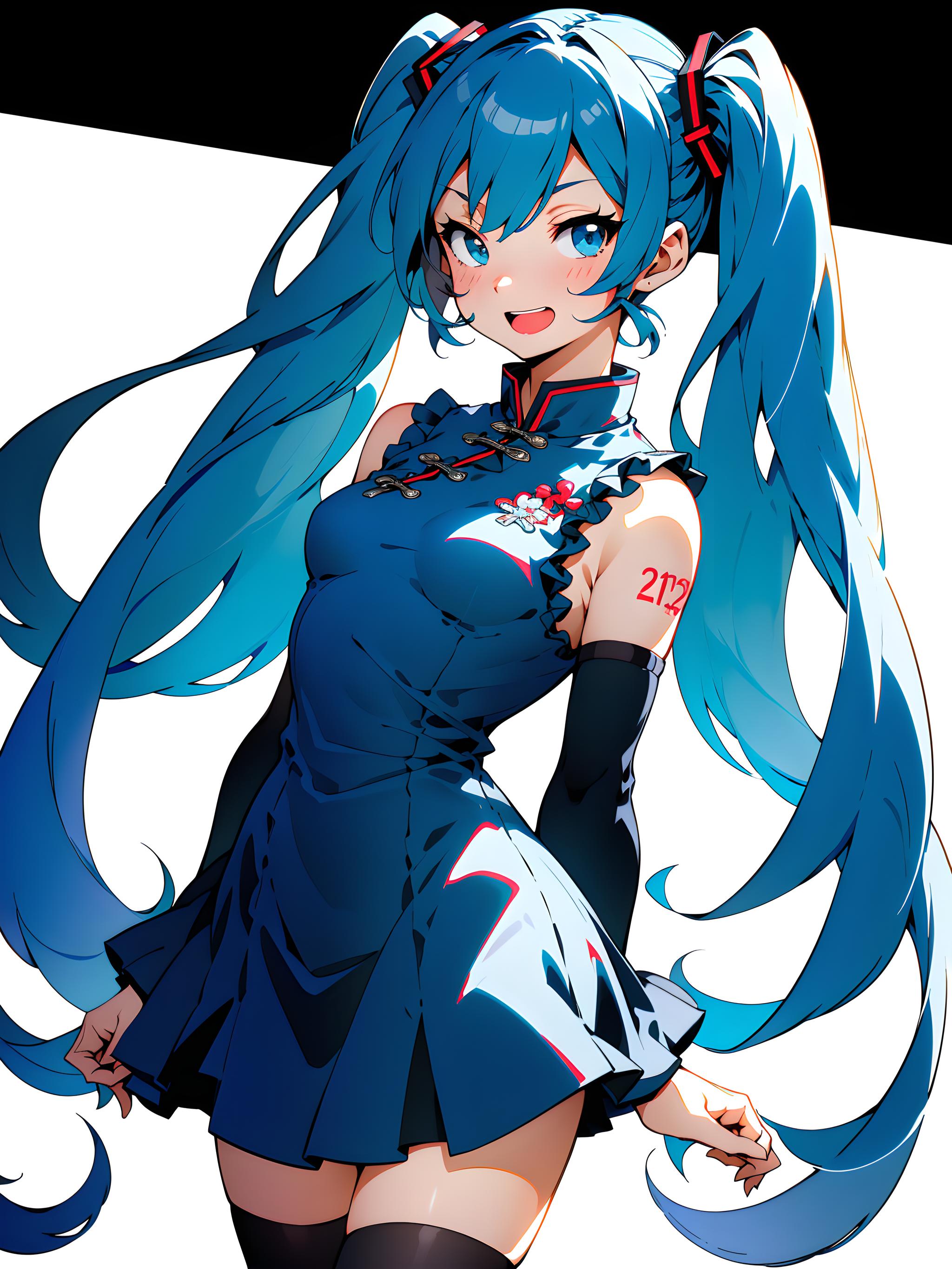 旗袍初音2