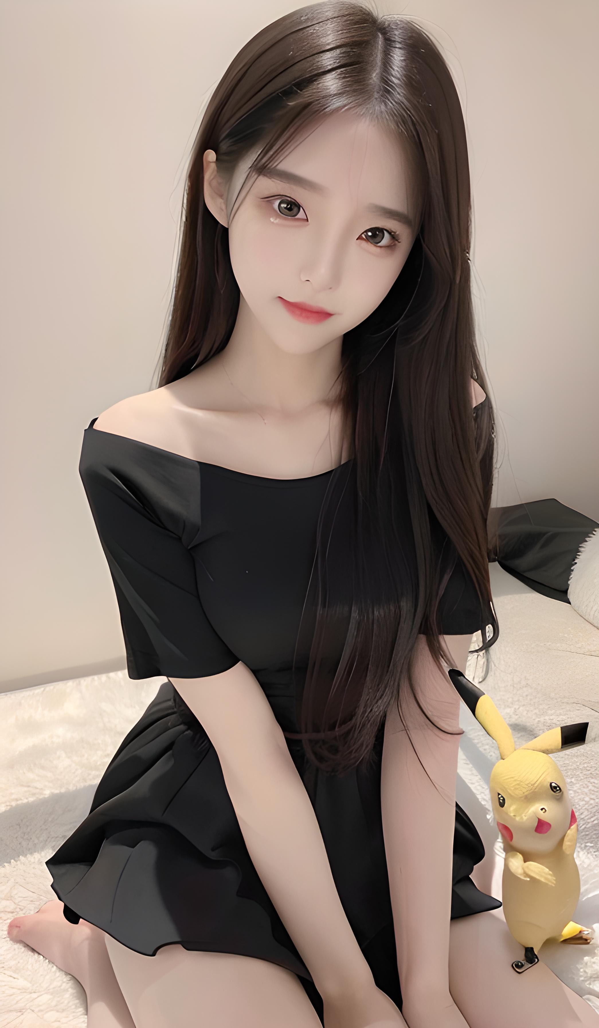 可爱的美少女