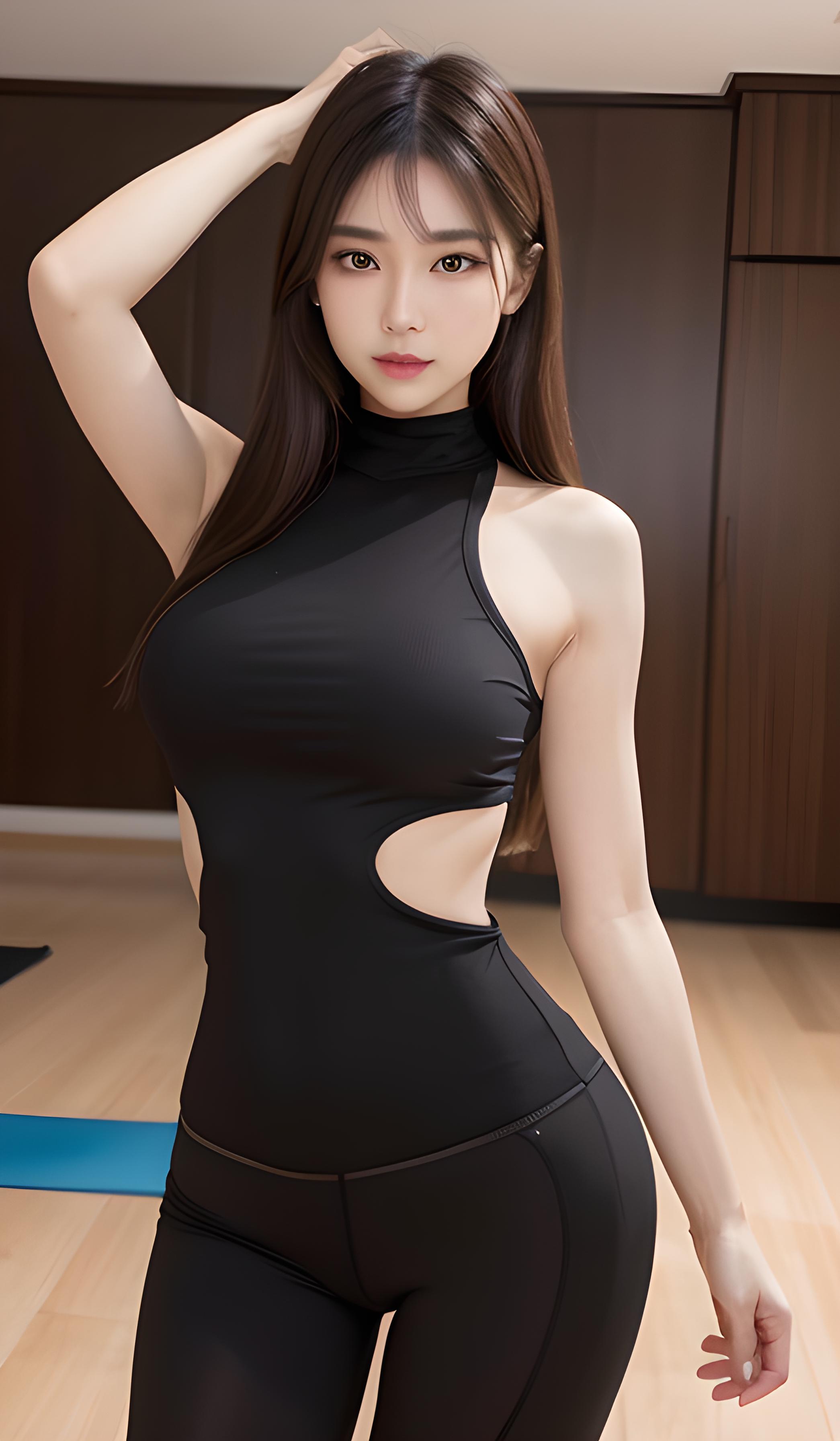 瑜伽美女