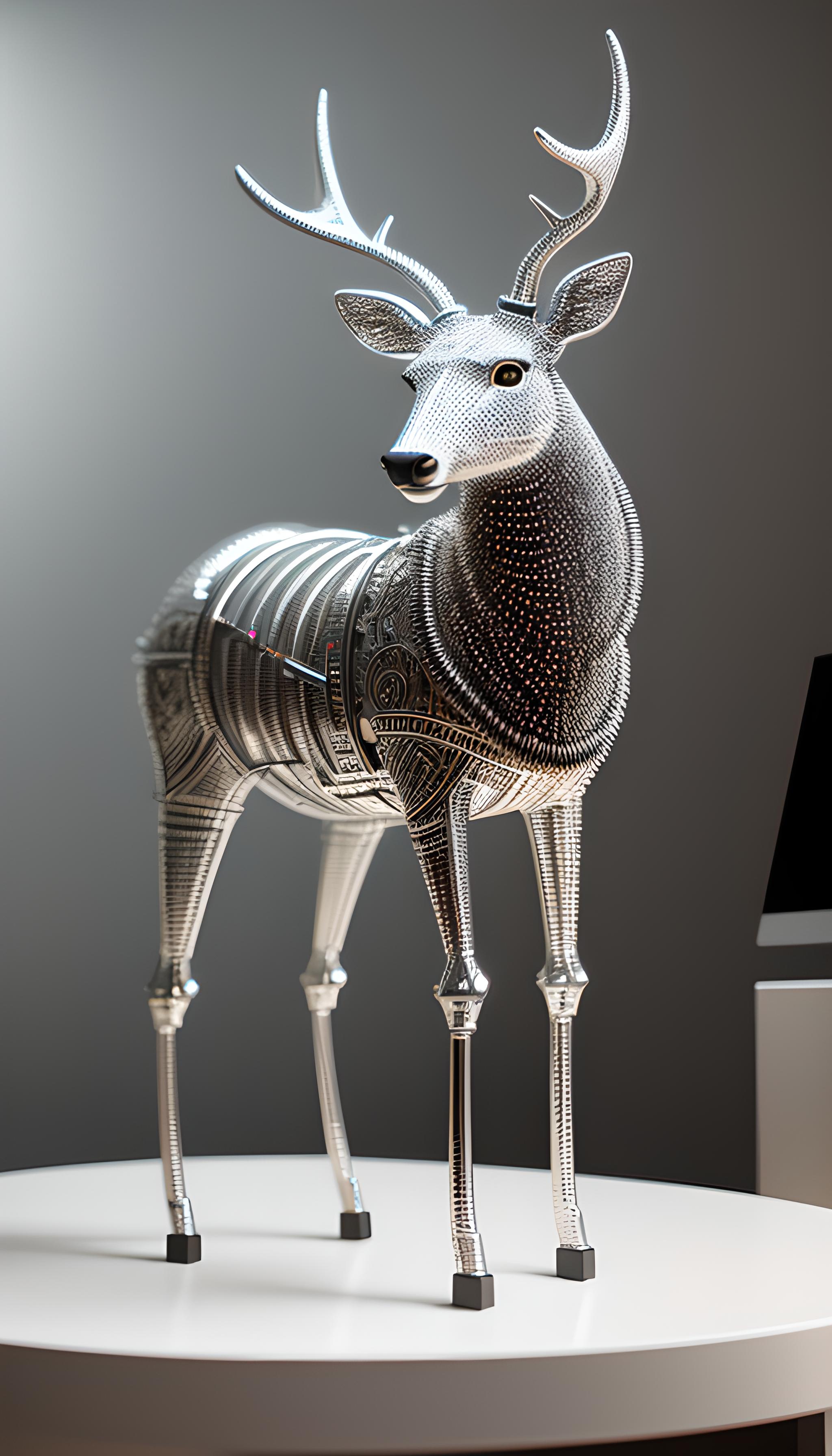 Aluminum deer