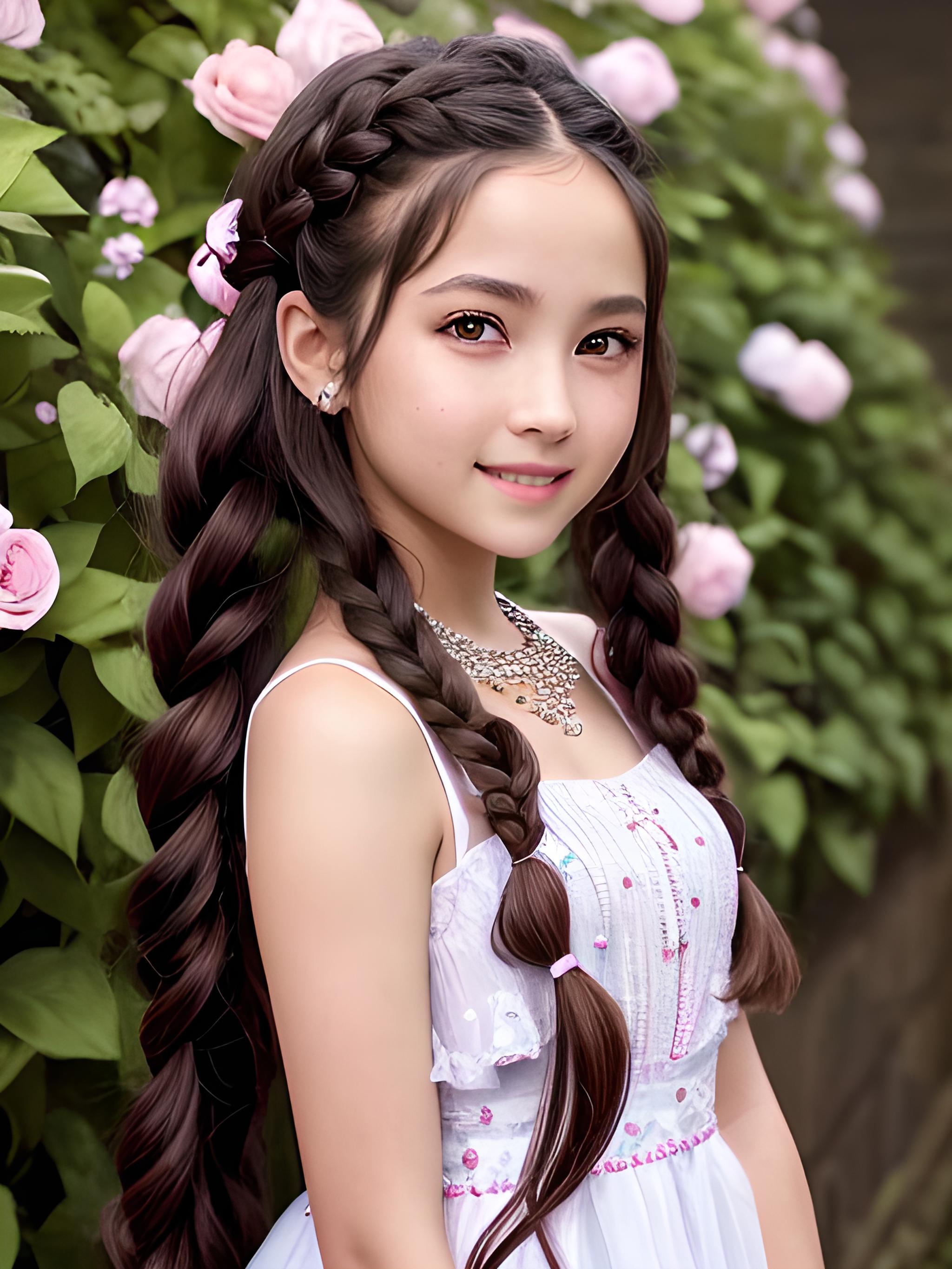 春天里的少女