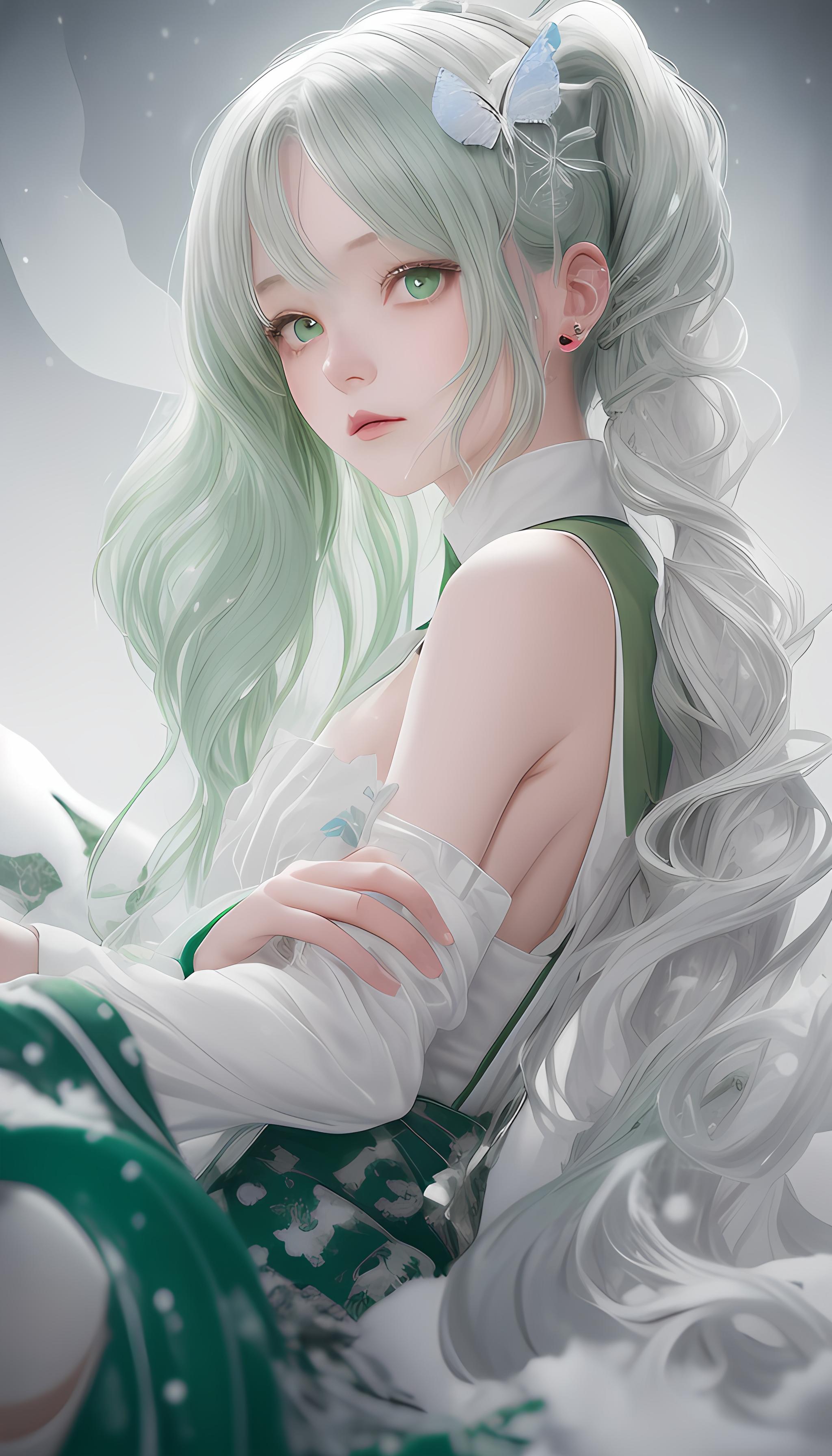 绿衣少女