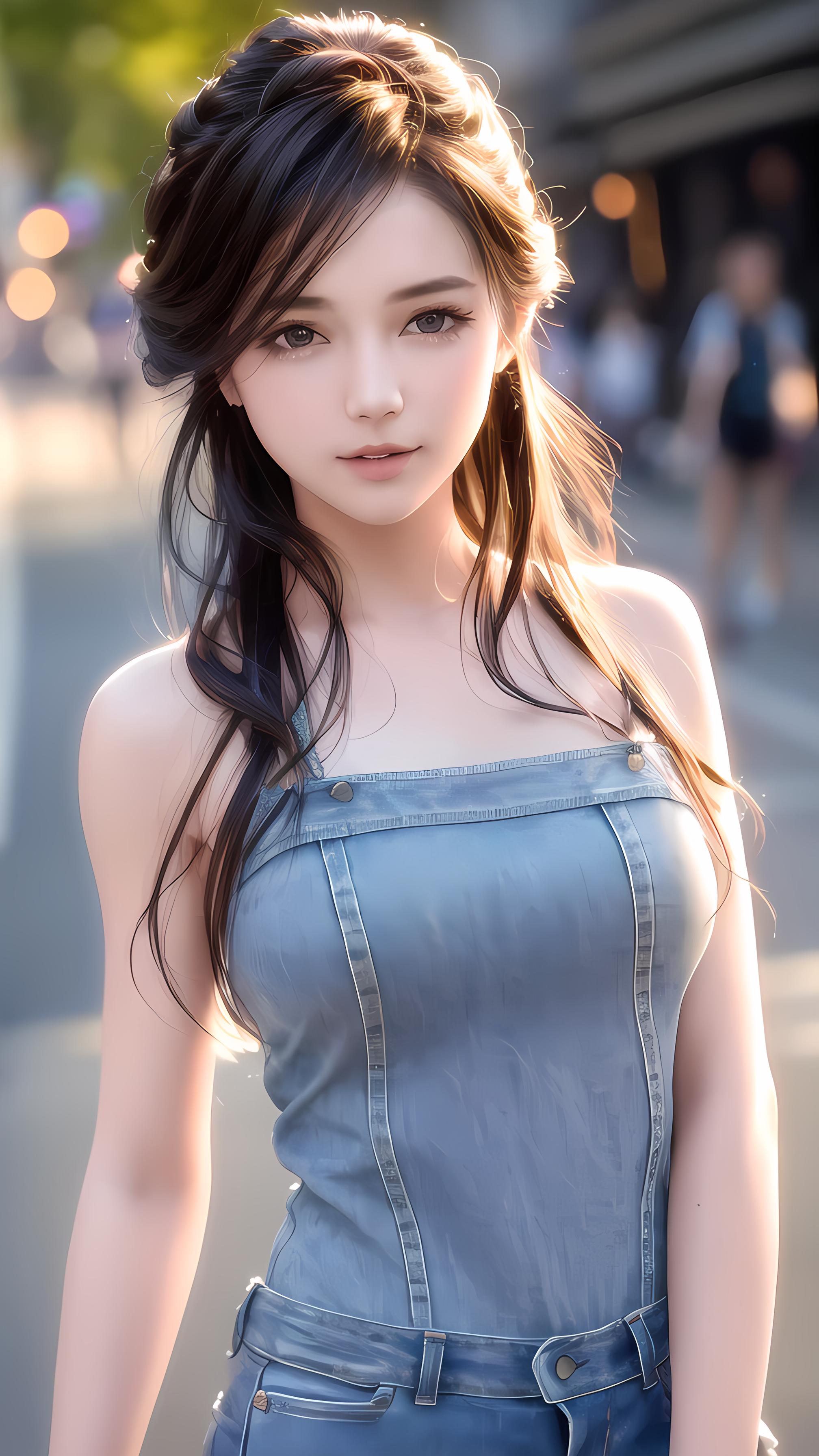 牛仔美女