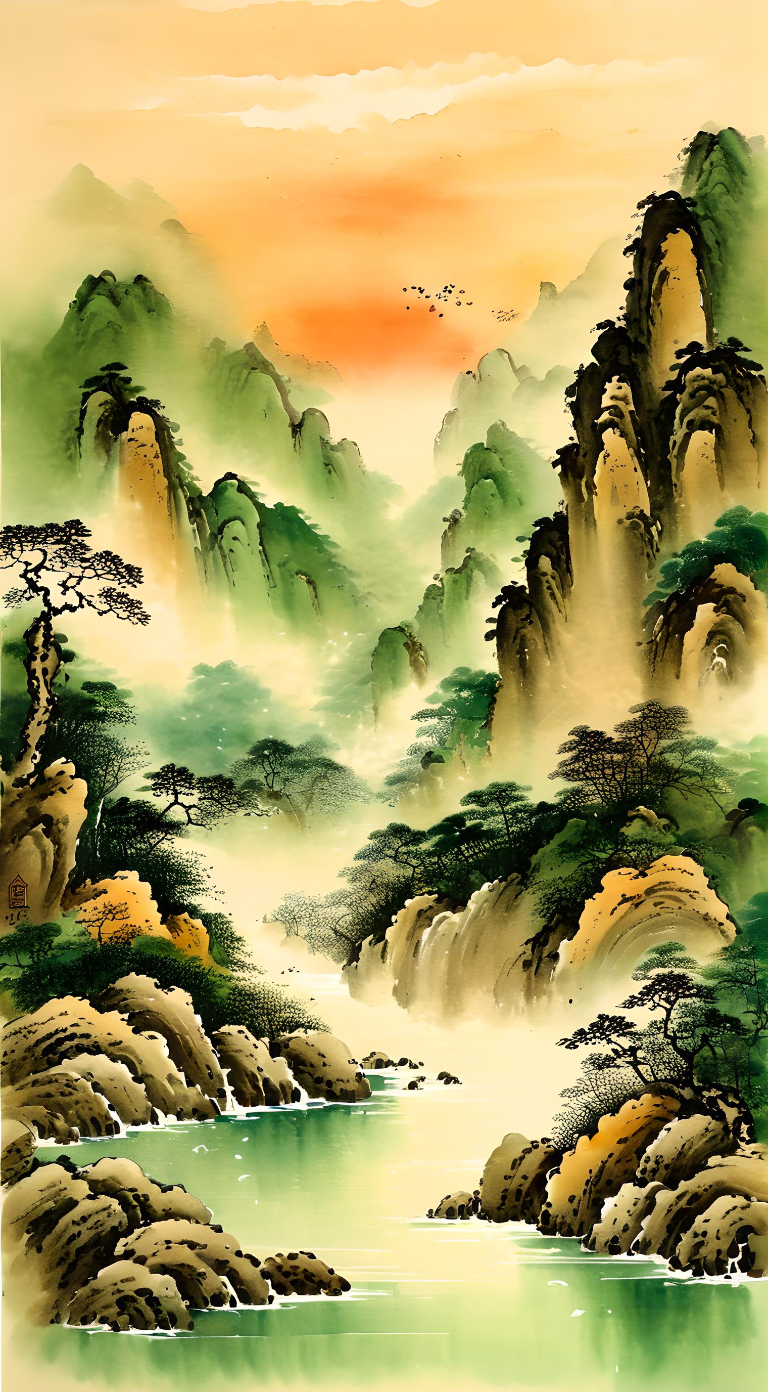 山水画