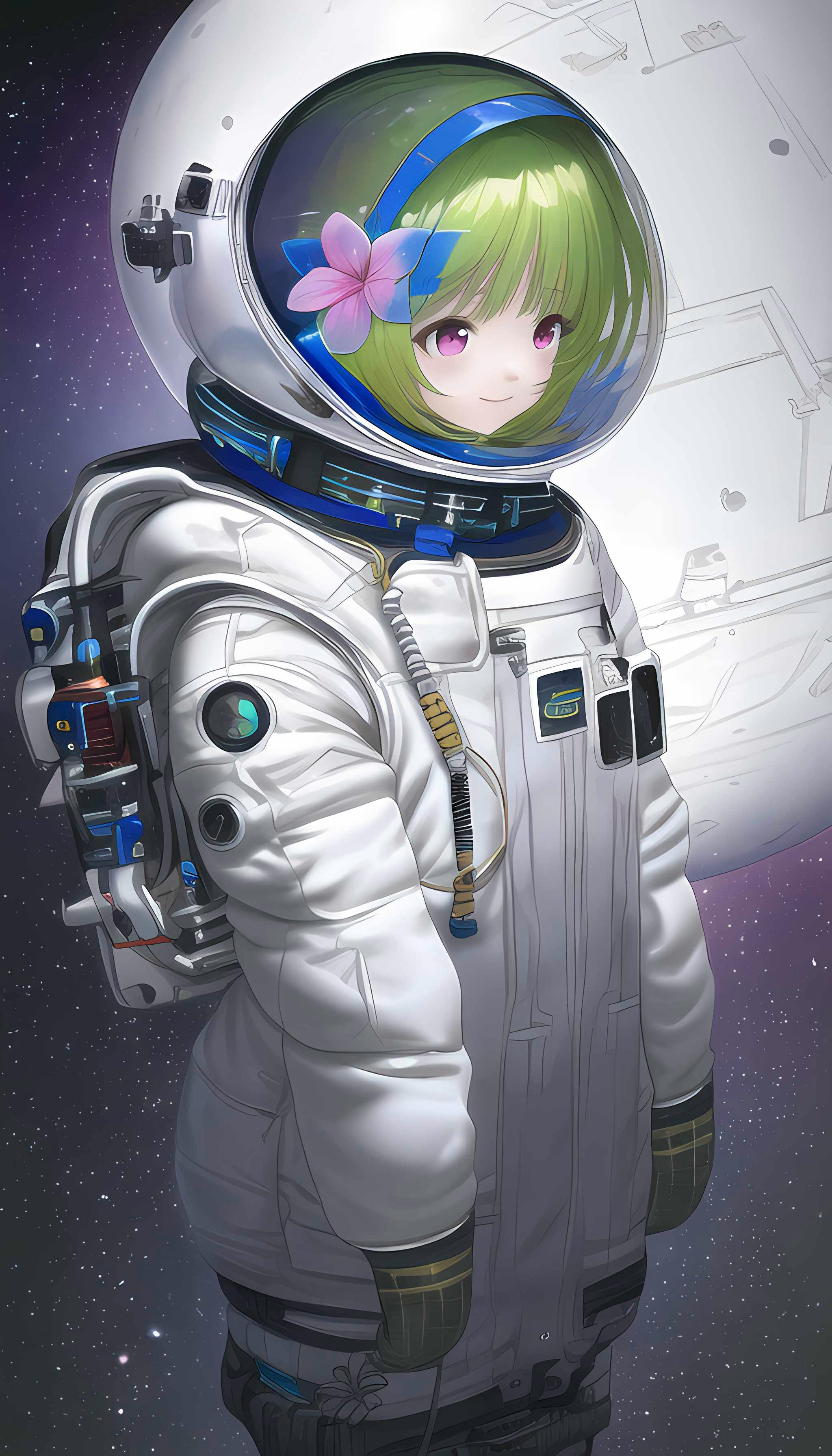 二次元版美少女宇航员
