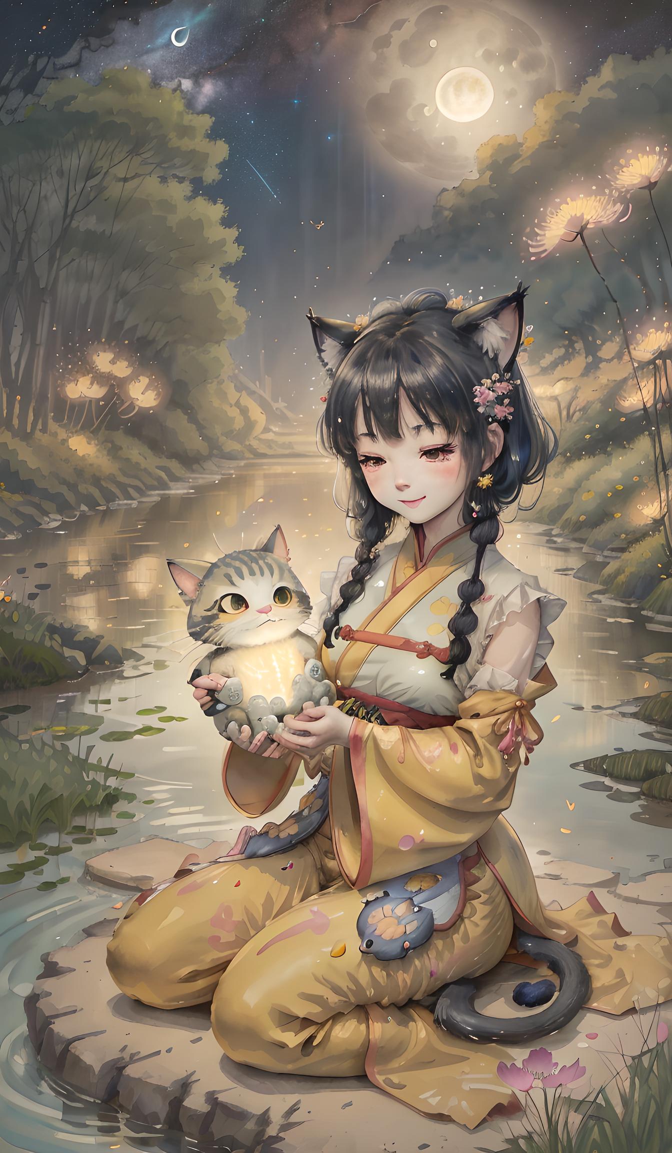 汉服小猫咪