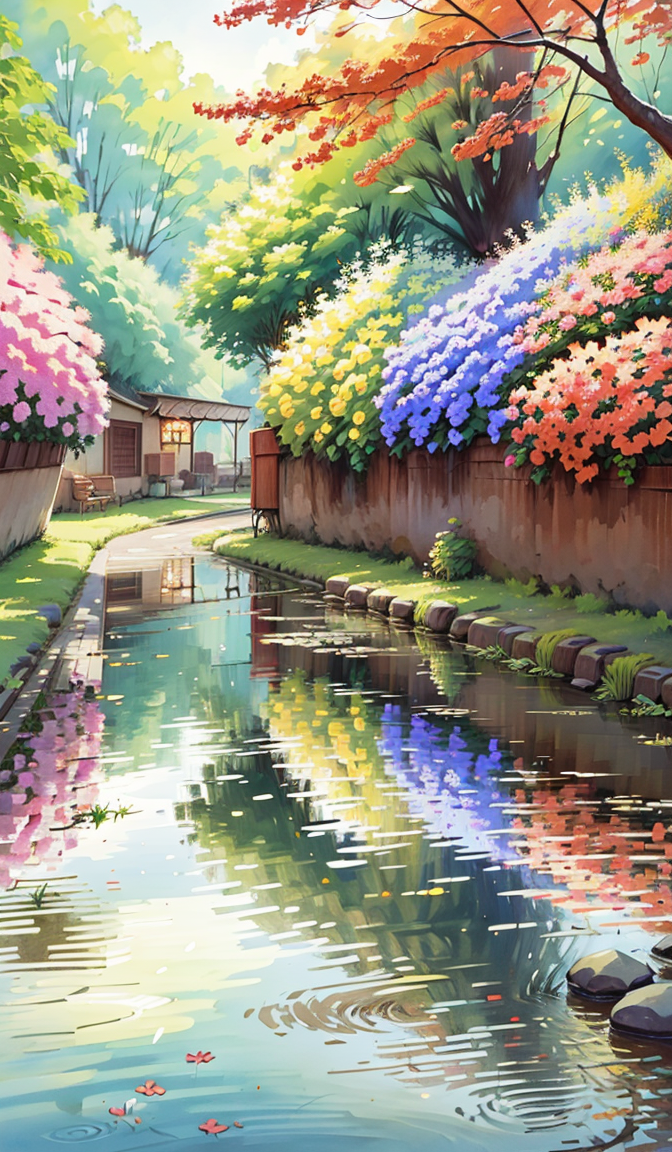 春日小河