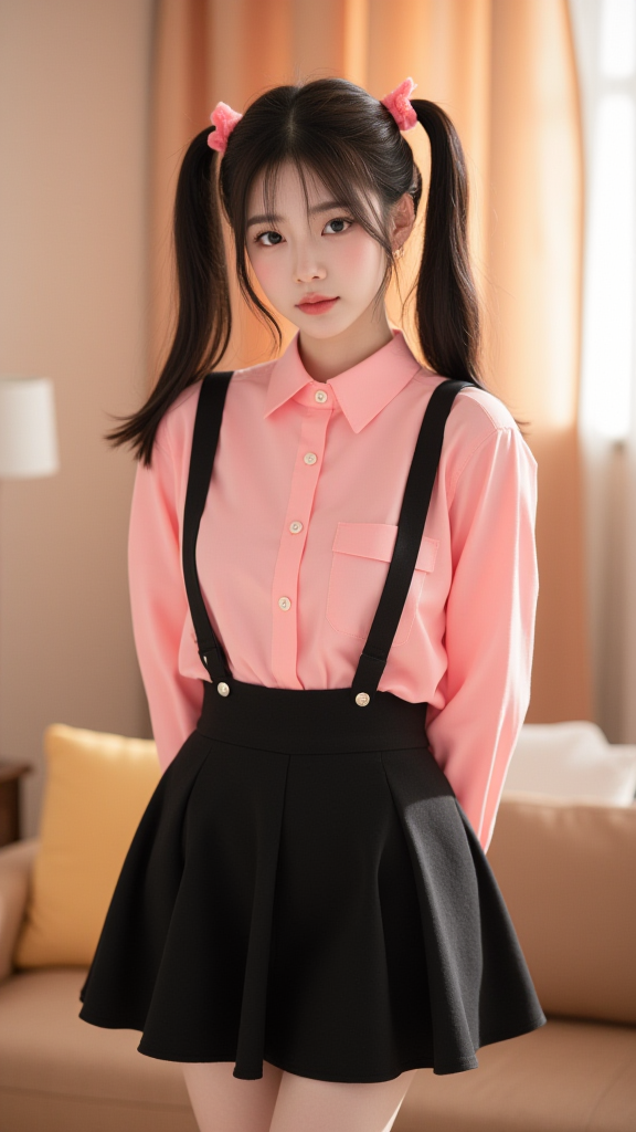双马尾女孩