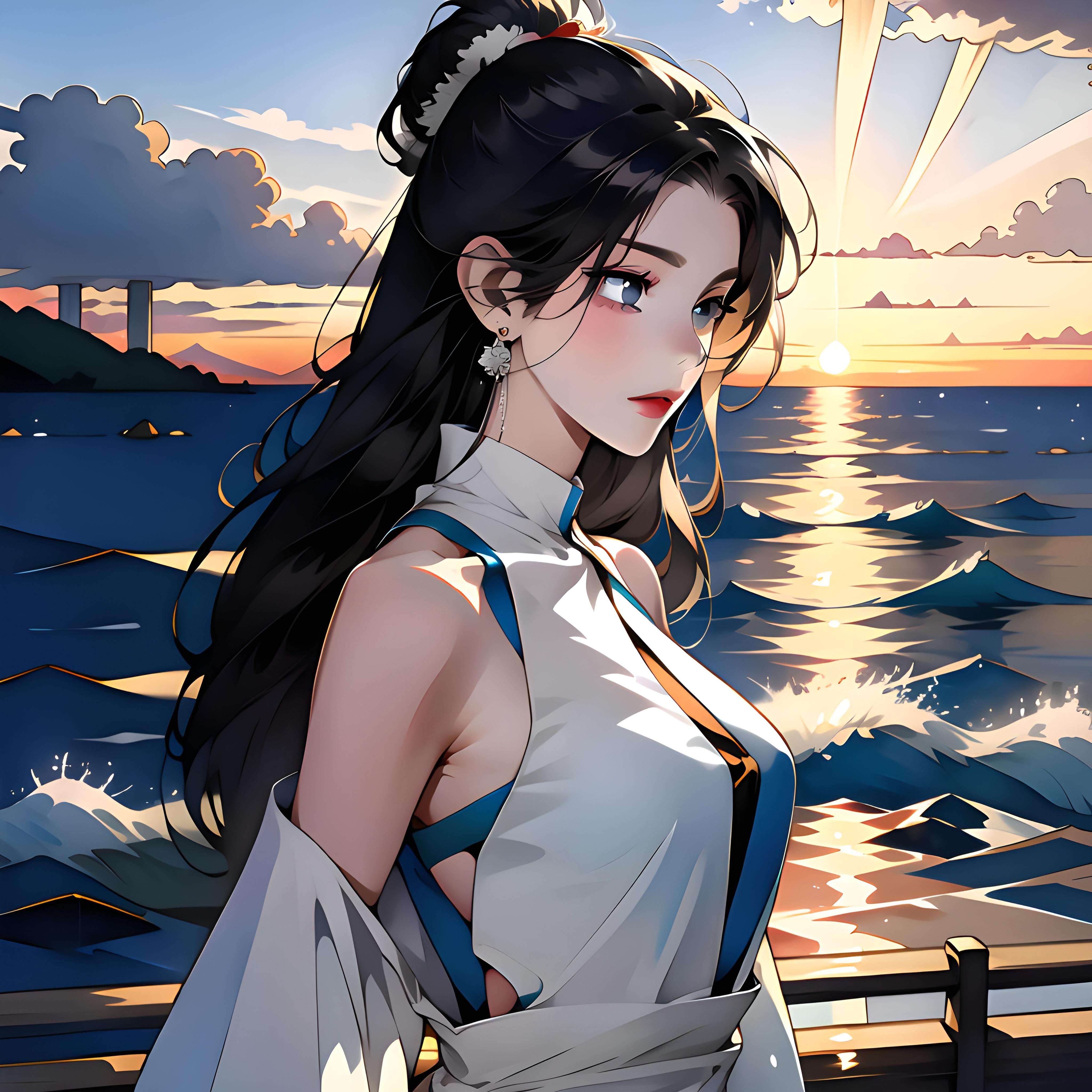 海边姑娘