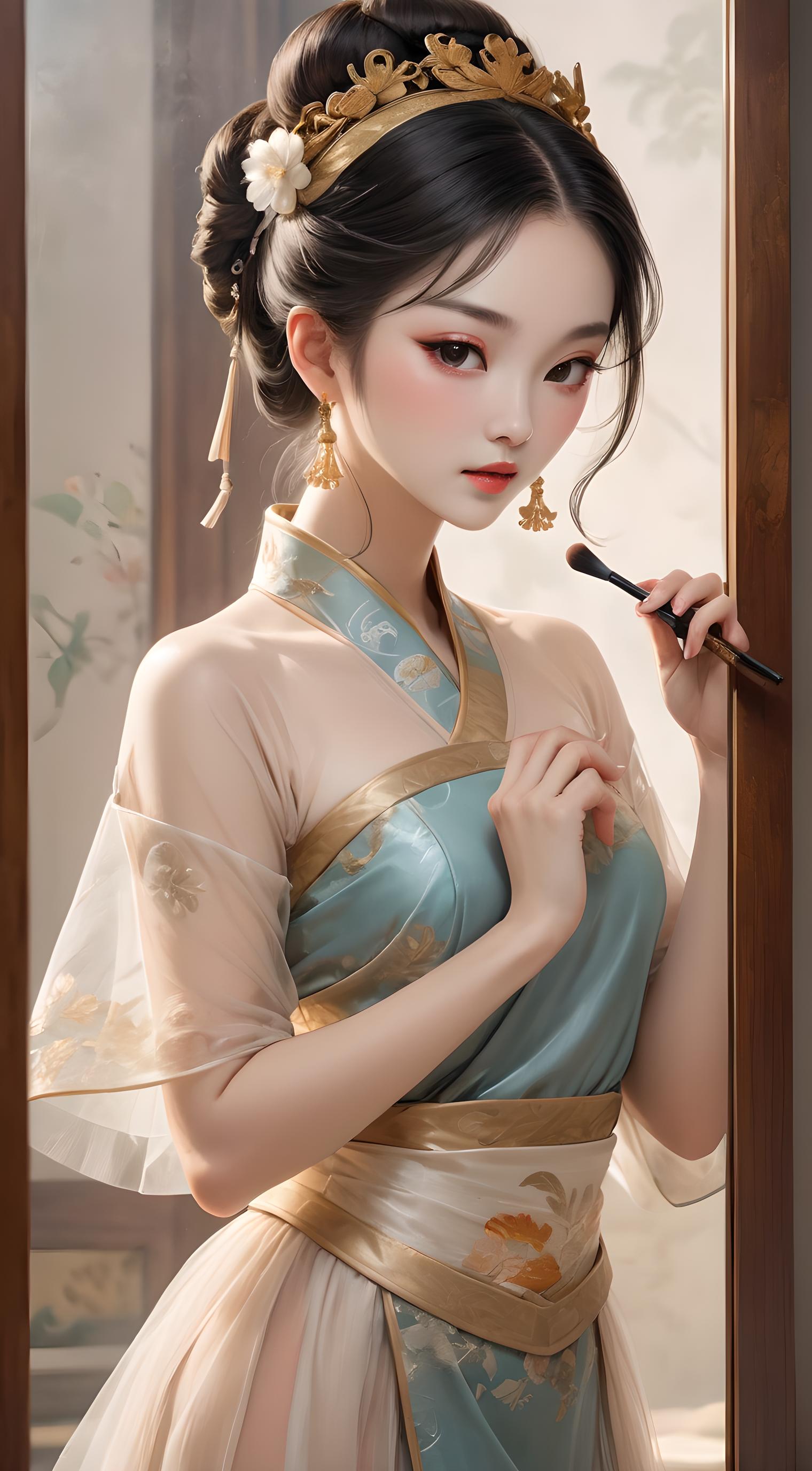 弄妆梳洗迟