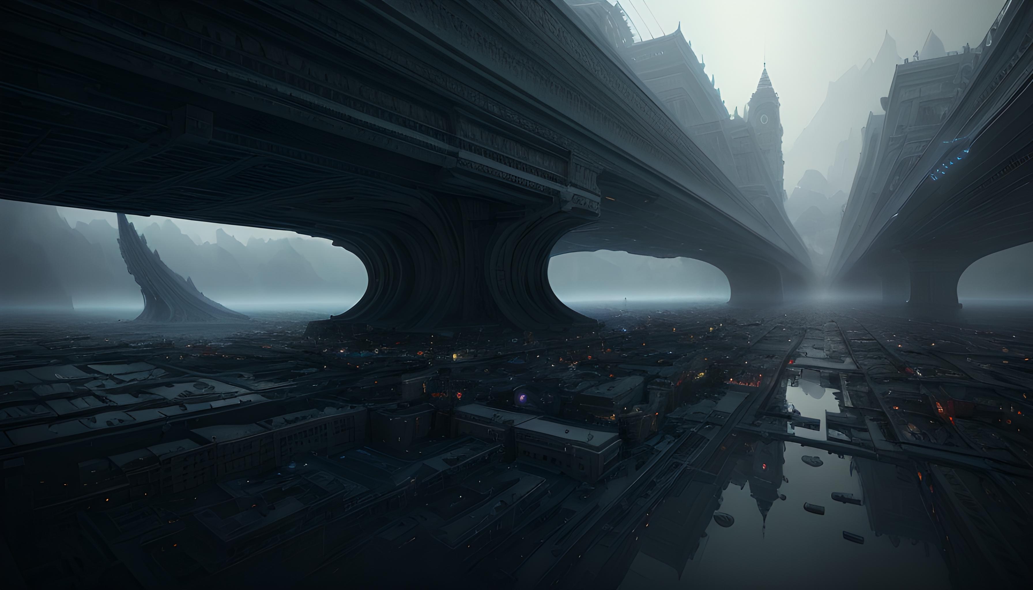 超现实科幻场景