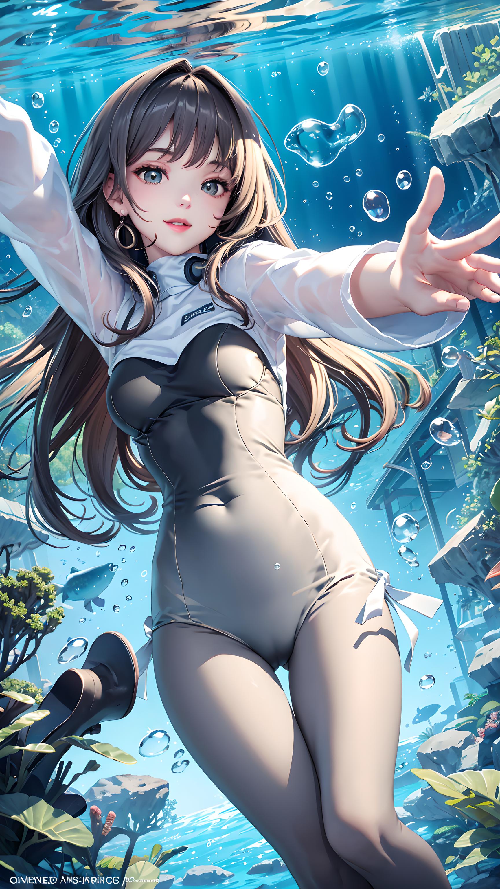 水中少女