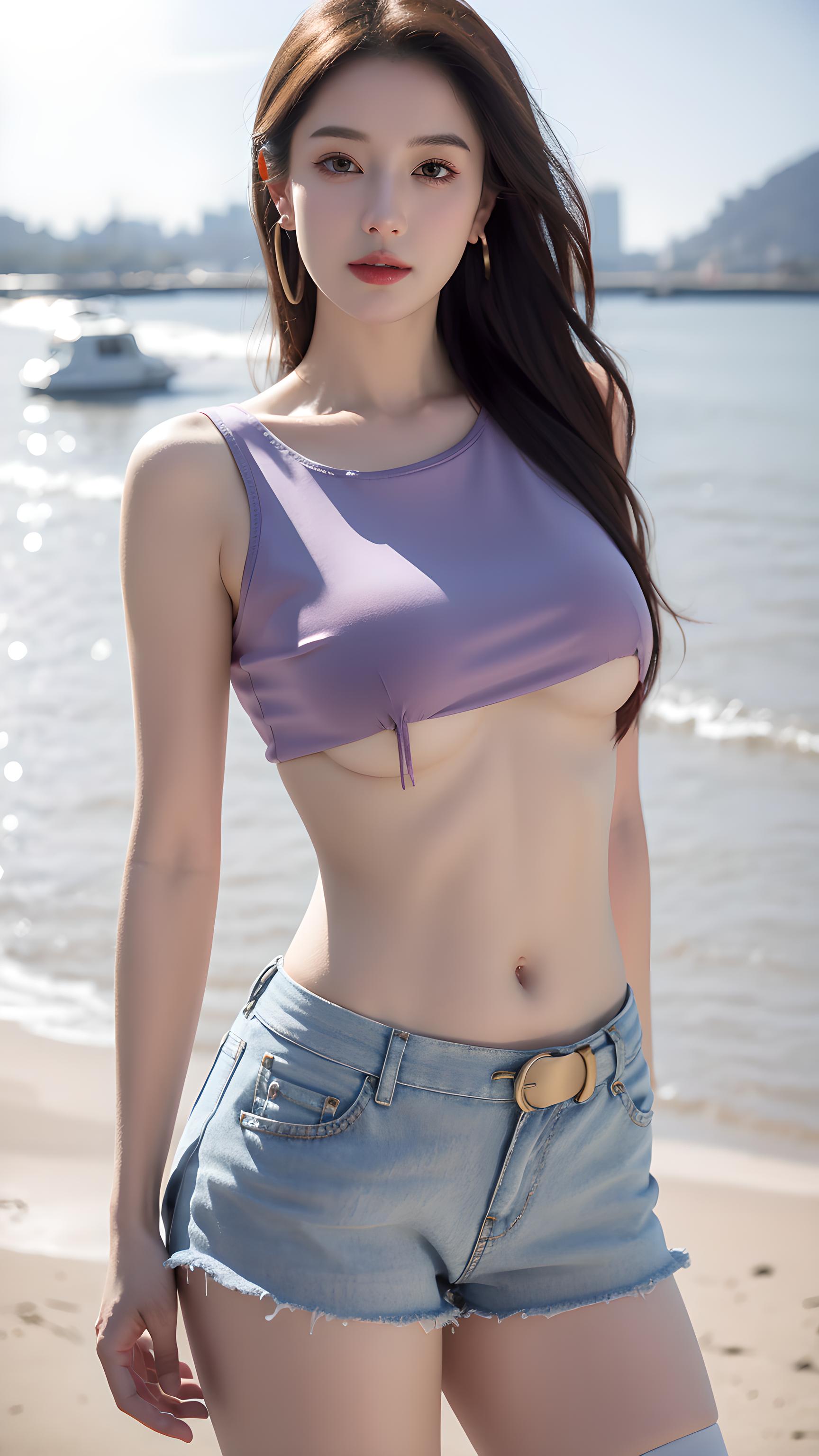 海滩美女