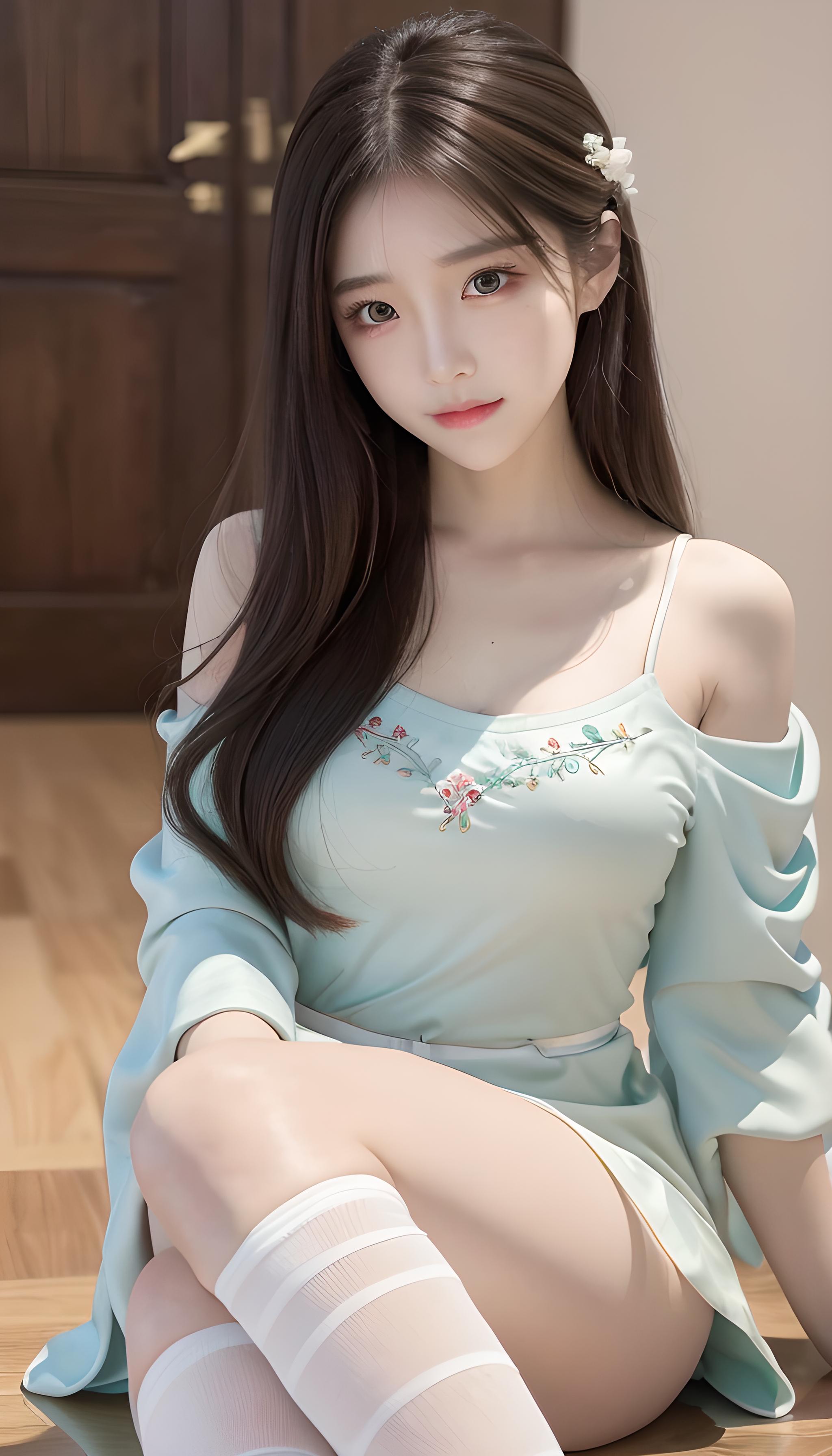 绿衣服