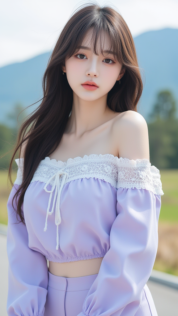 露肩女孩