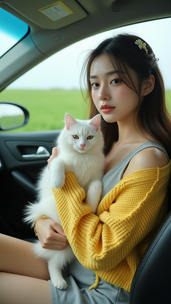 美女与猫