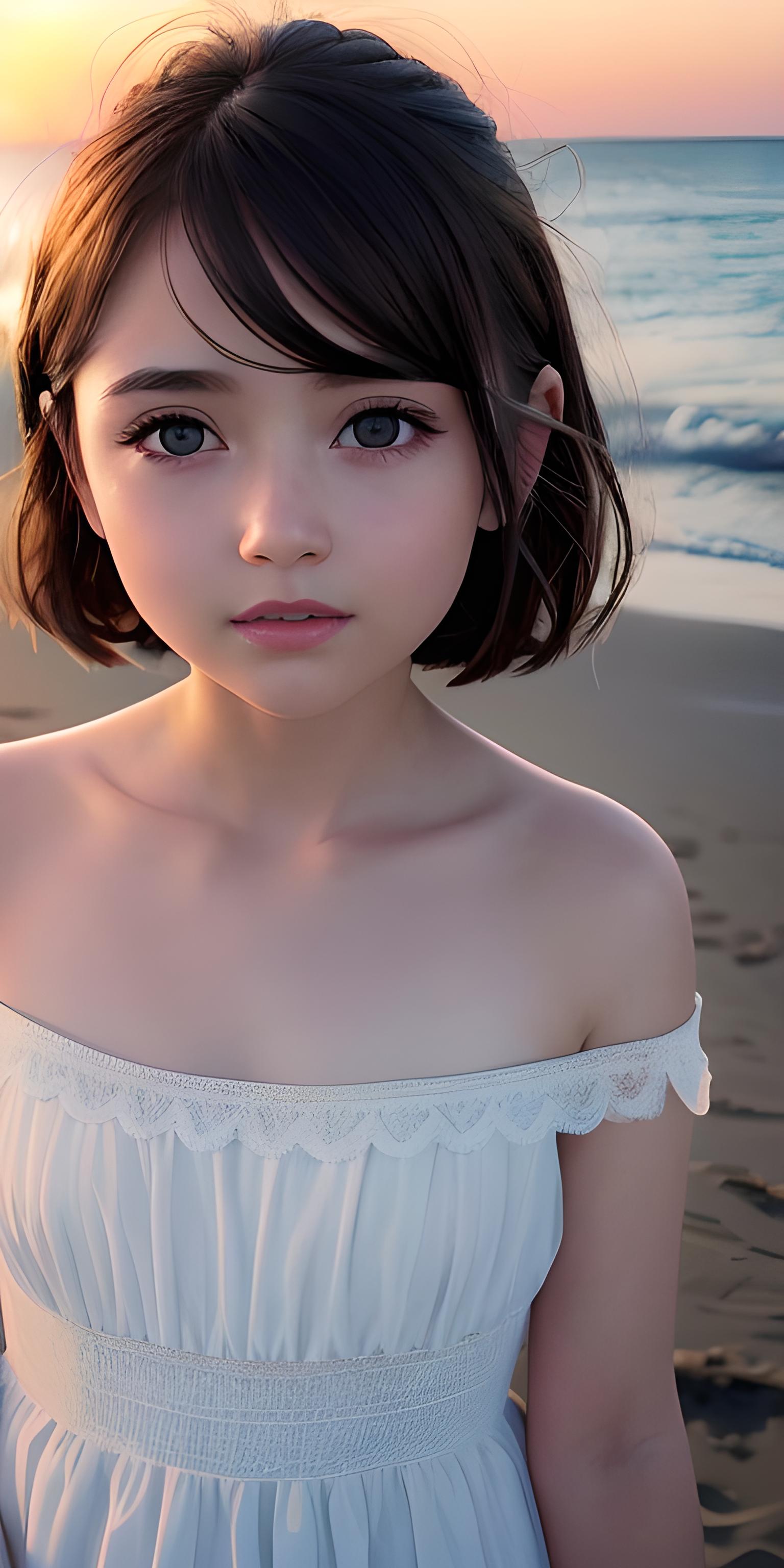 海边少女