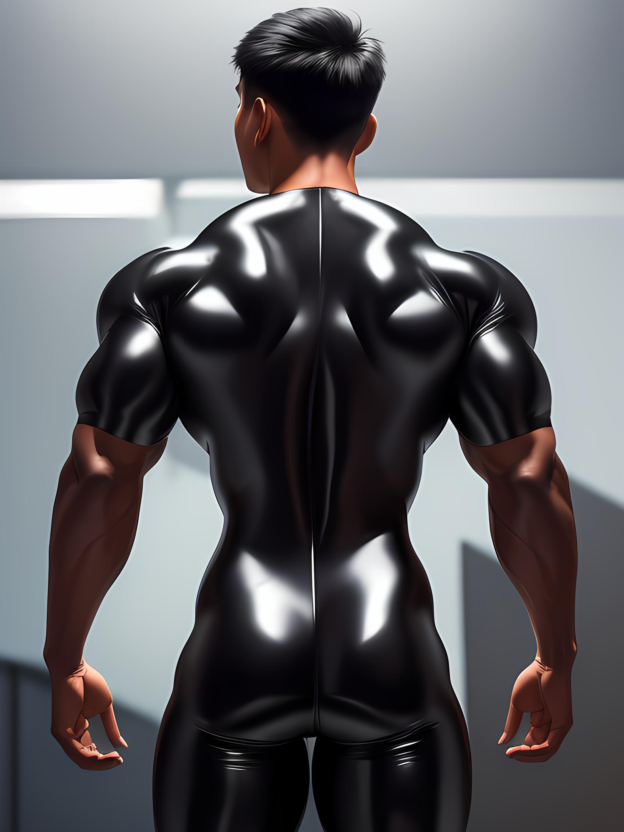 muscle rubber ass