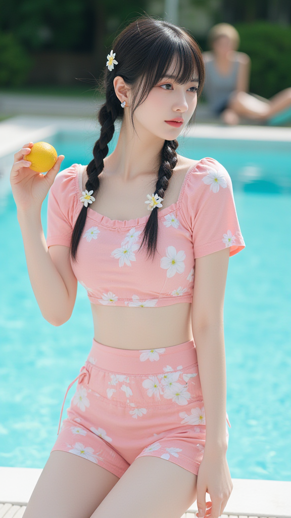 泳池女孩