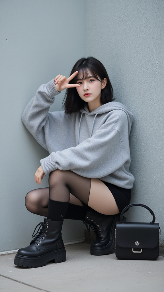 黑丝袜女孩