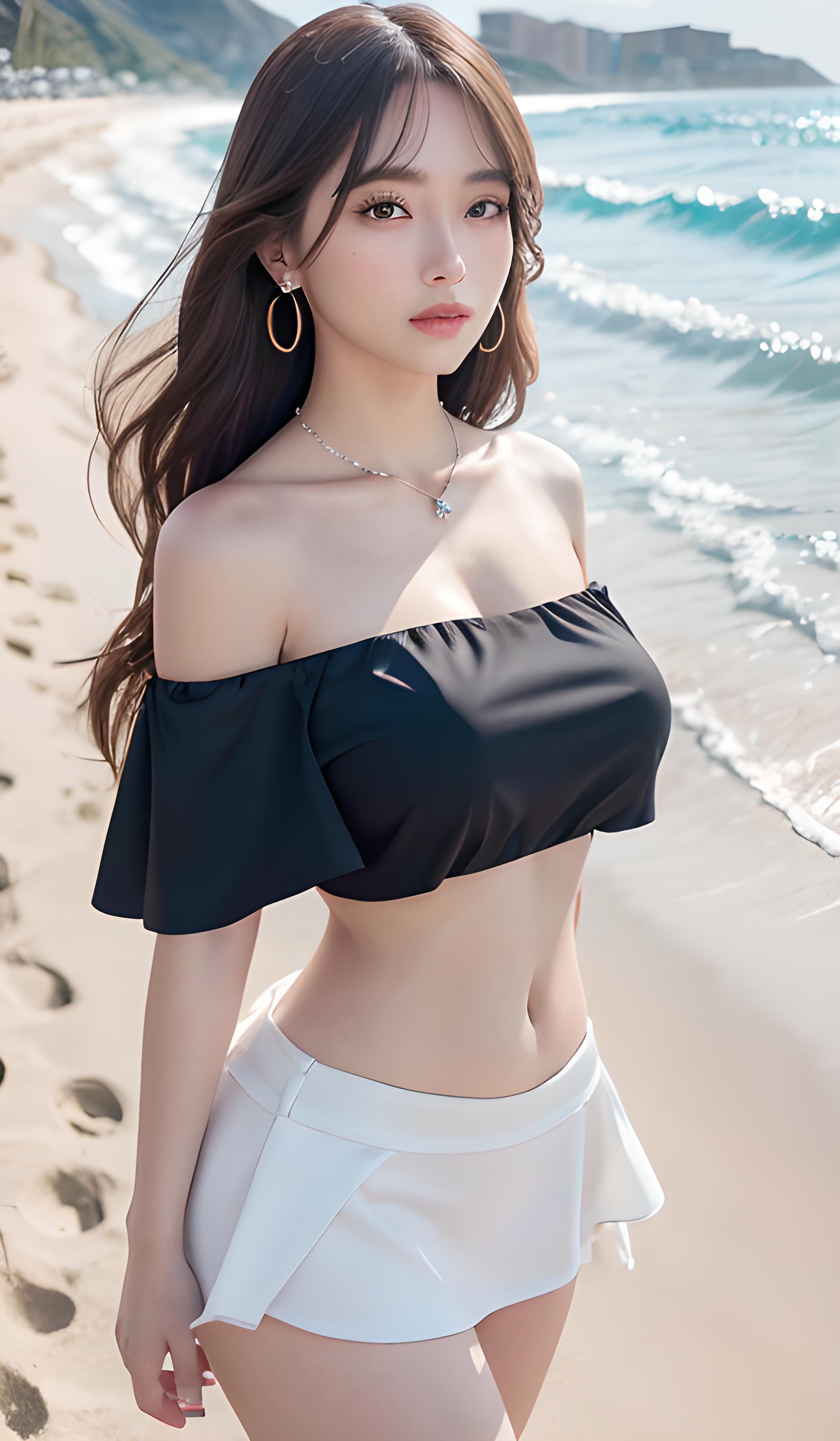 海滩美女