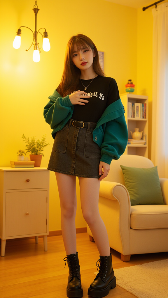 大长腿美女