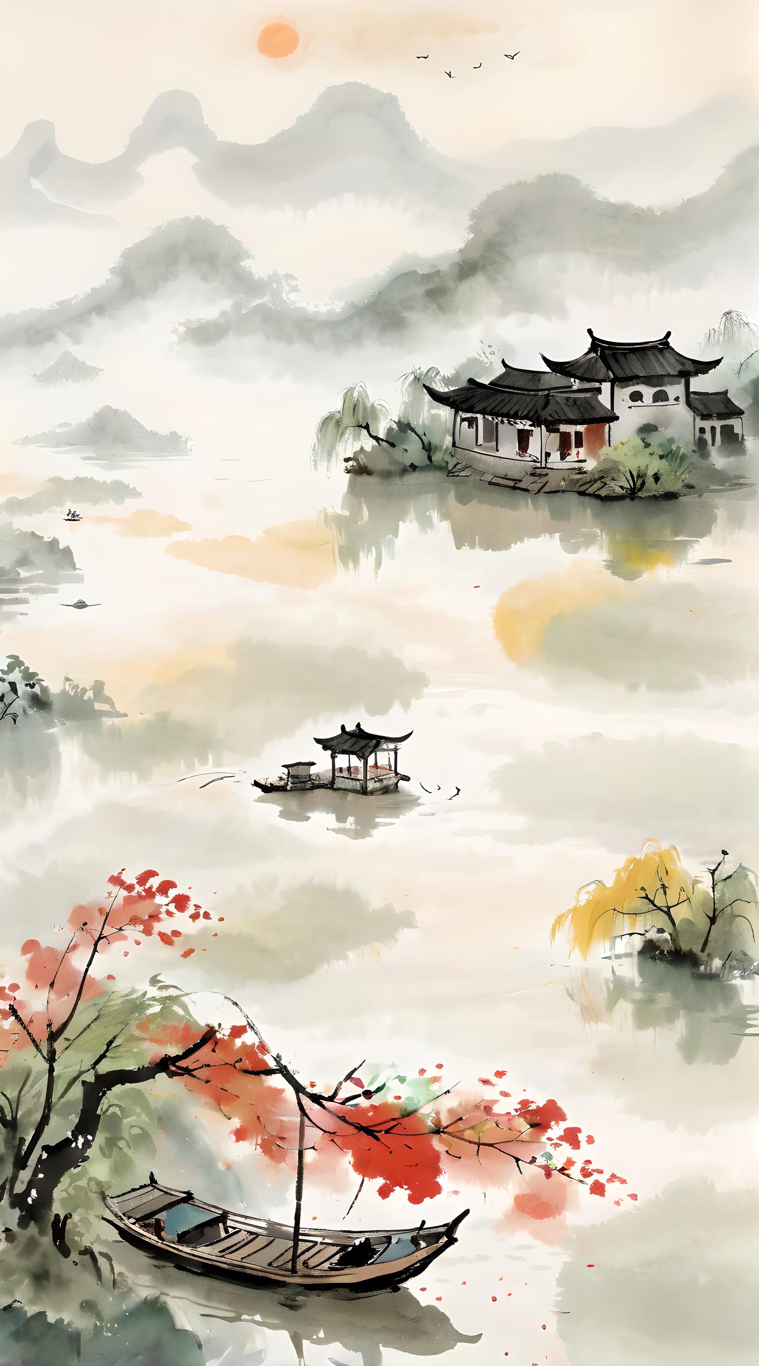 日出江南红似火