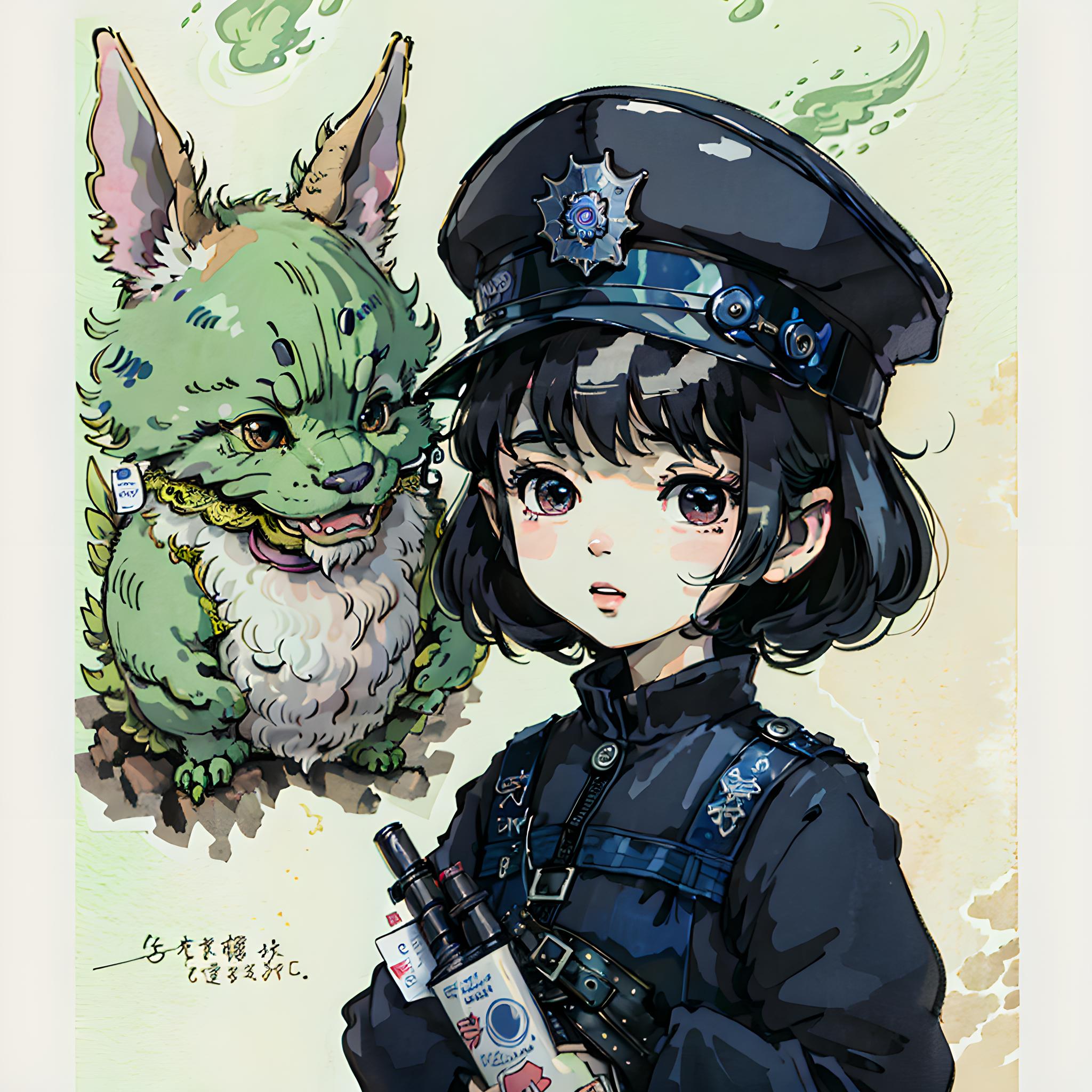 职业系列-少女警察