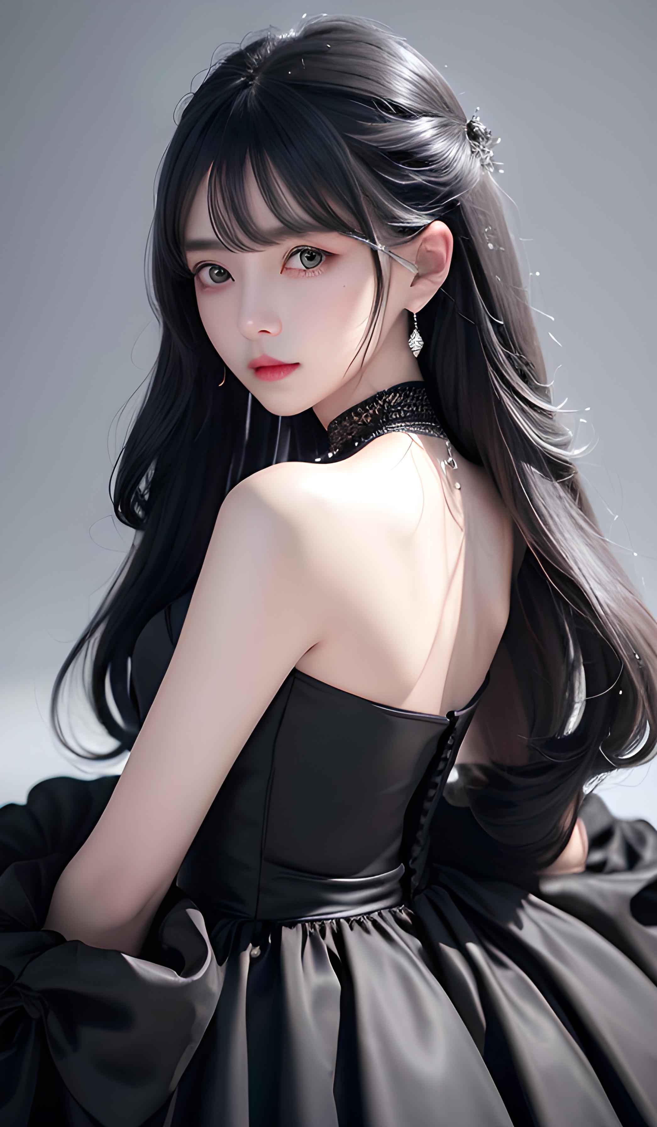 黑丝少女