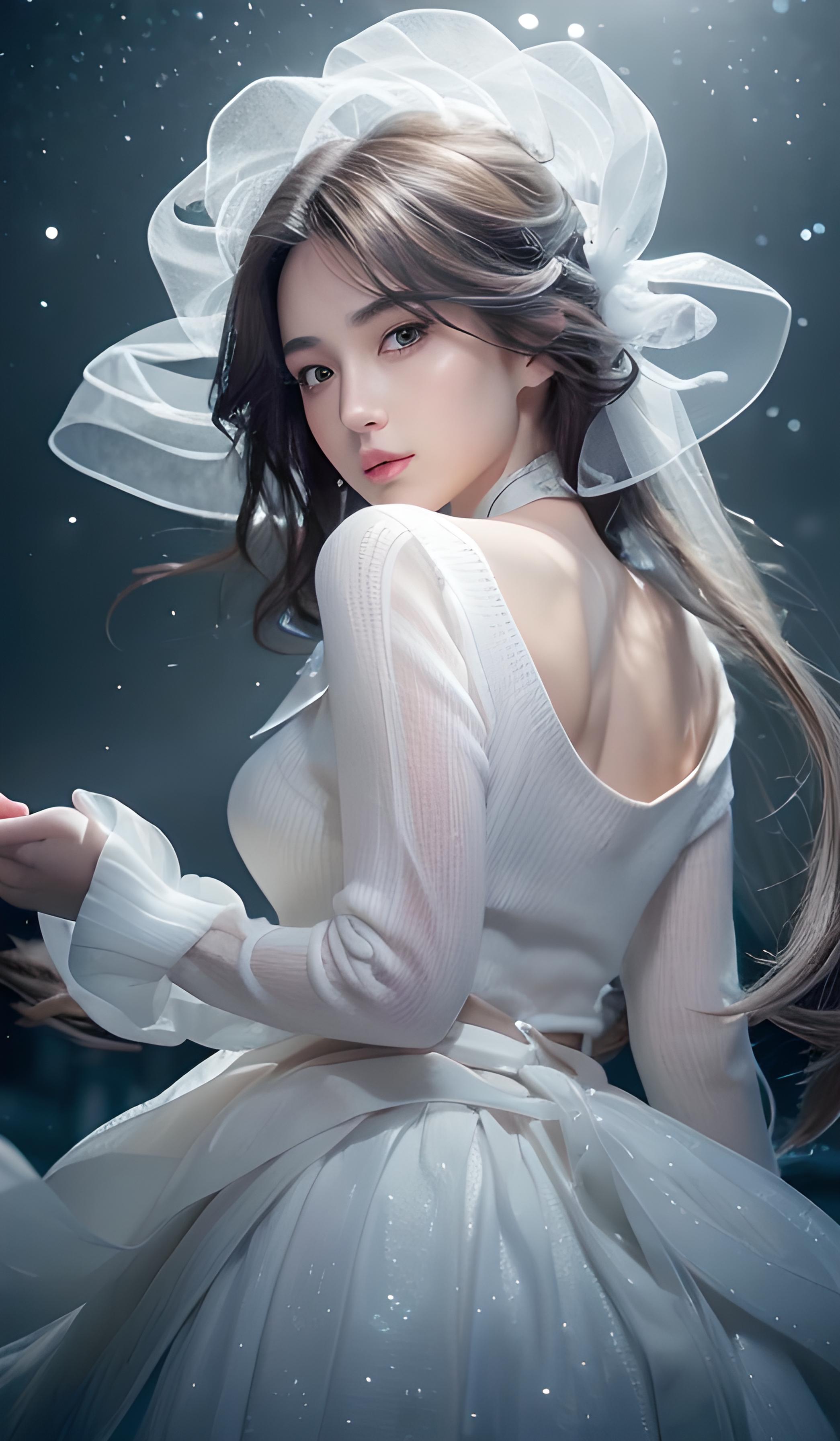 白纱裙