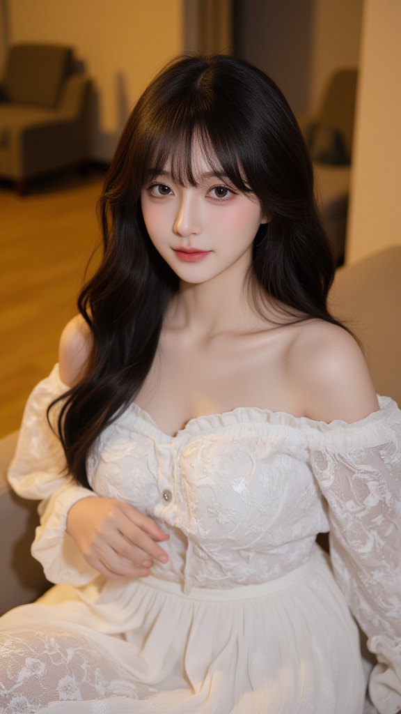 露肩女孩
