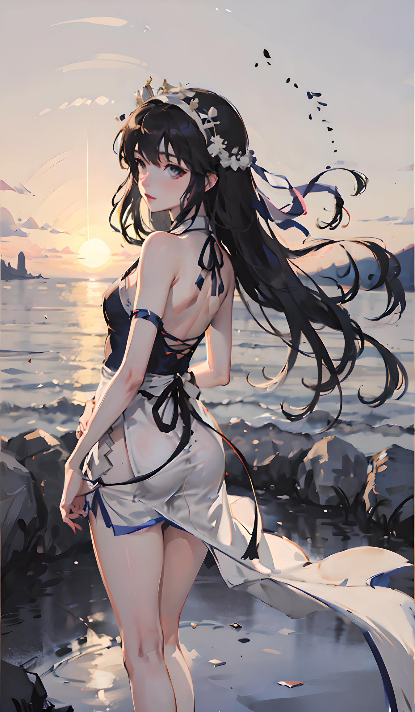 海边少女