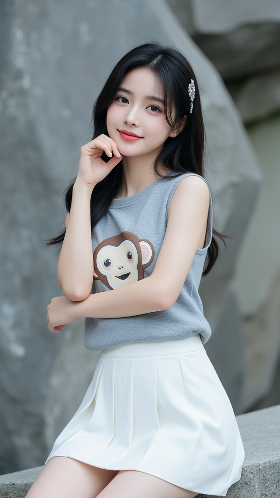 大嘴猴女孩