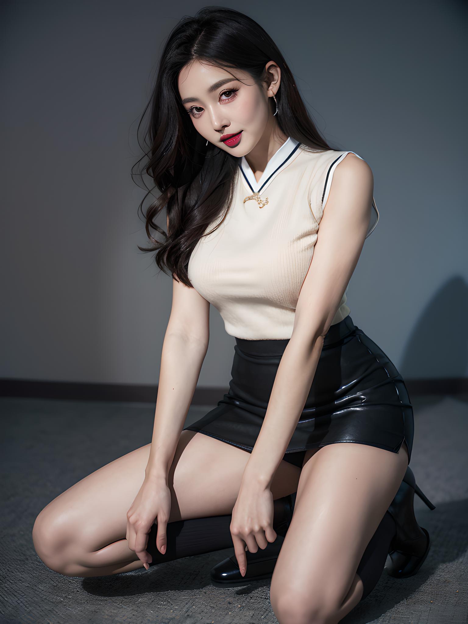 黑丝美女