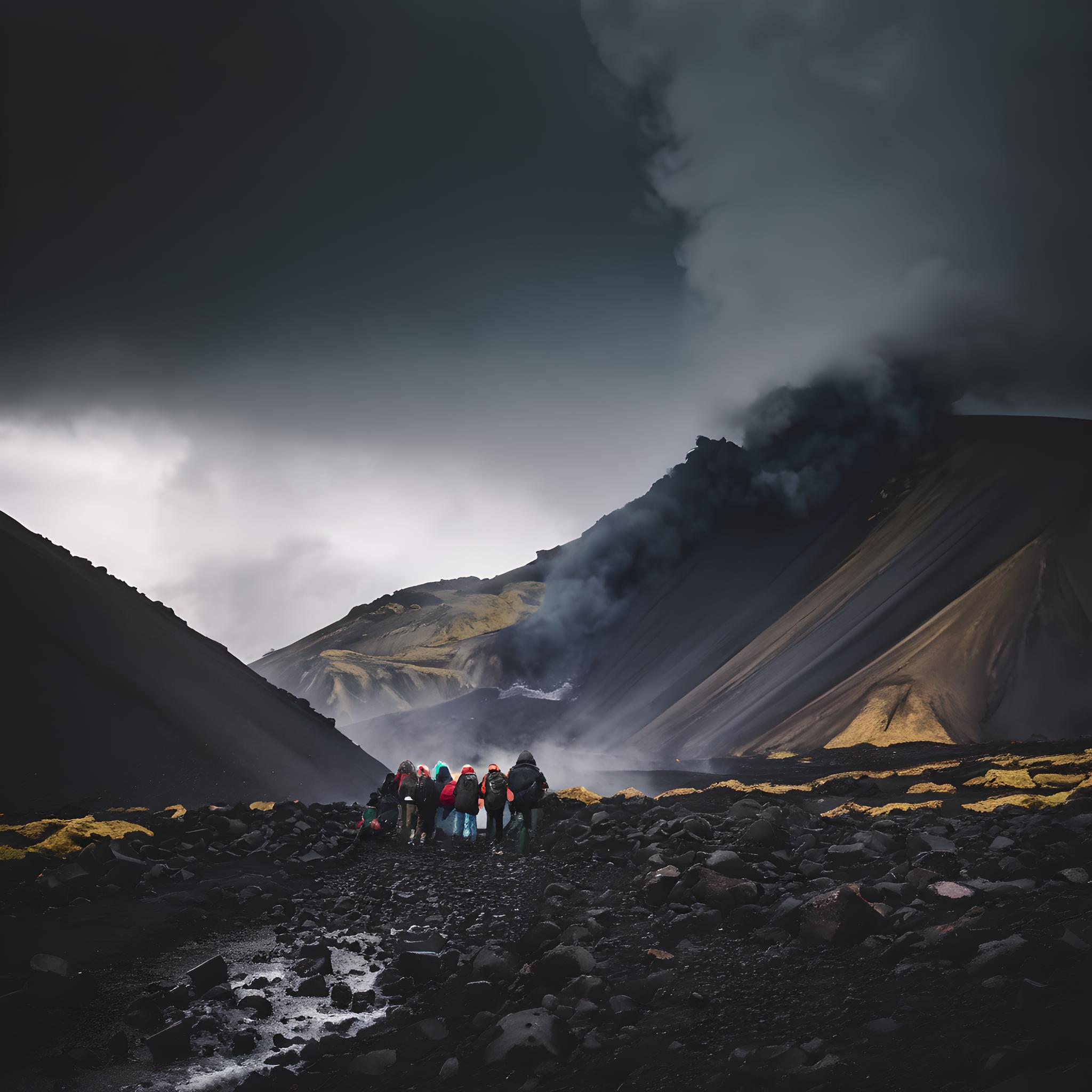 冰岛火山