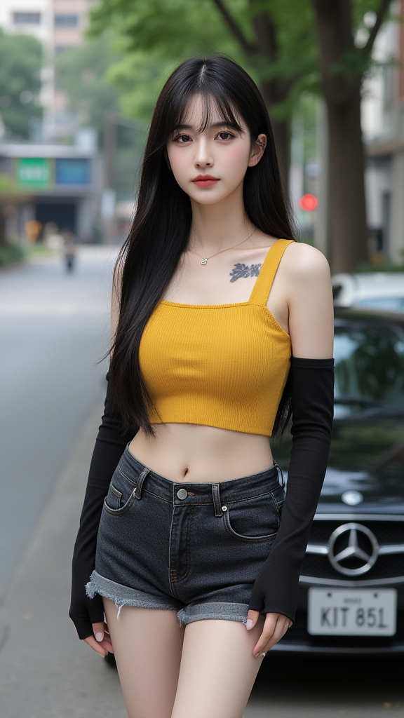 街拍美女